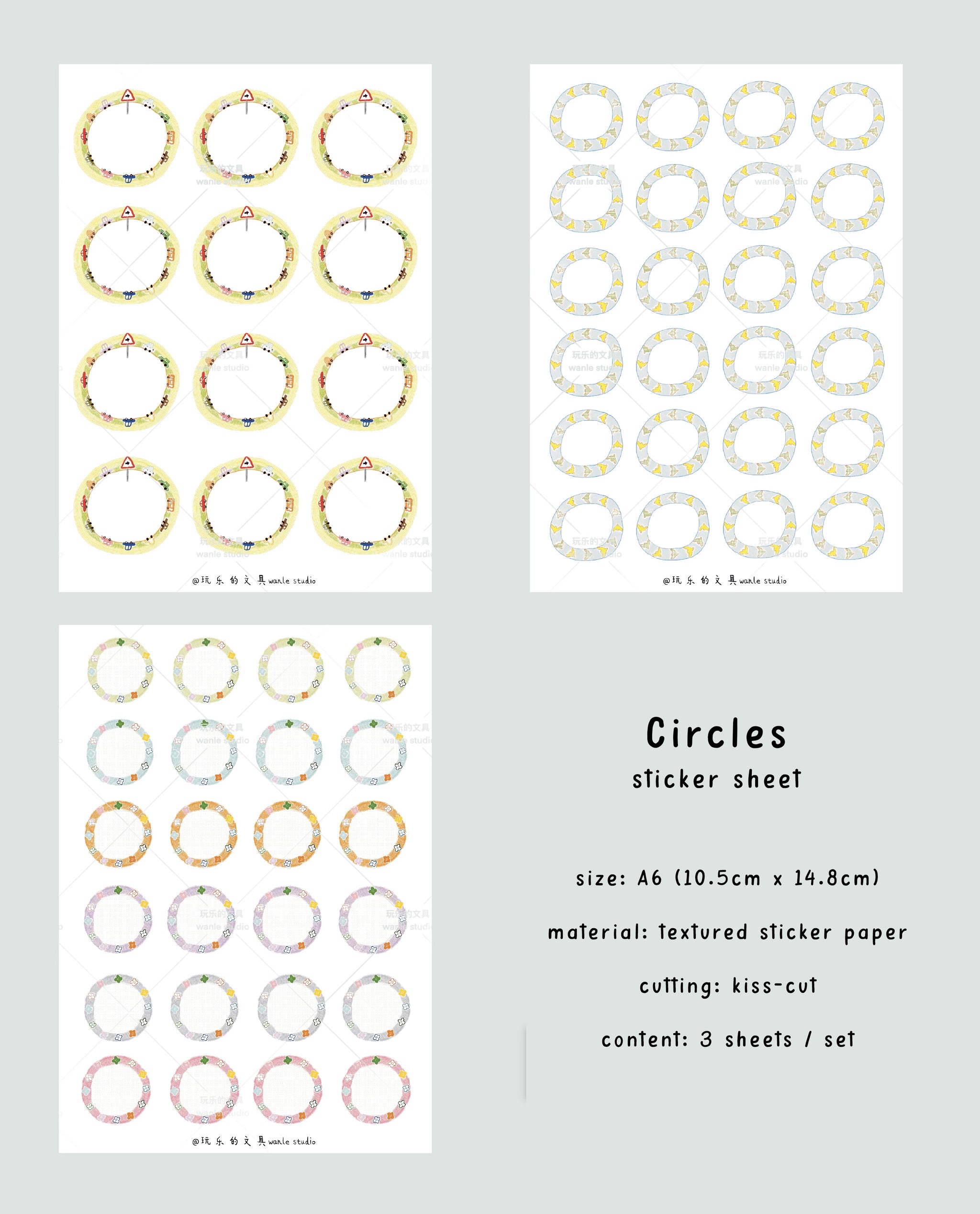 Wanle Studio Sticker Sheets: Season 10