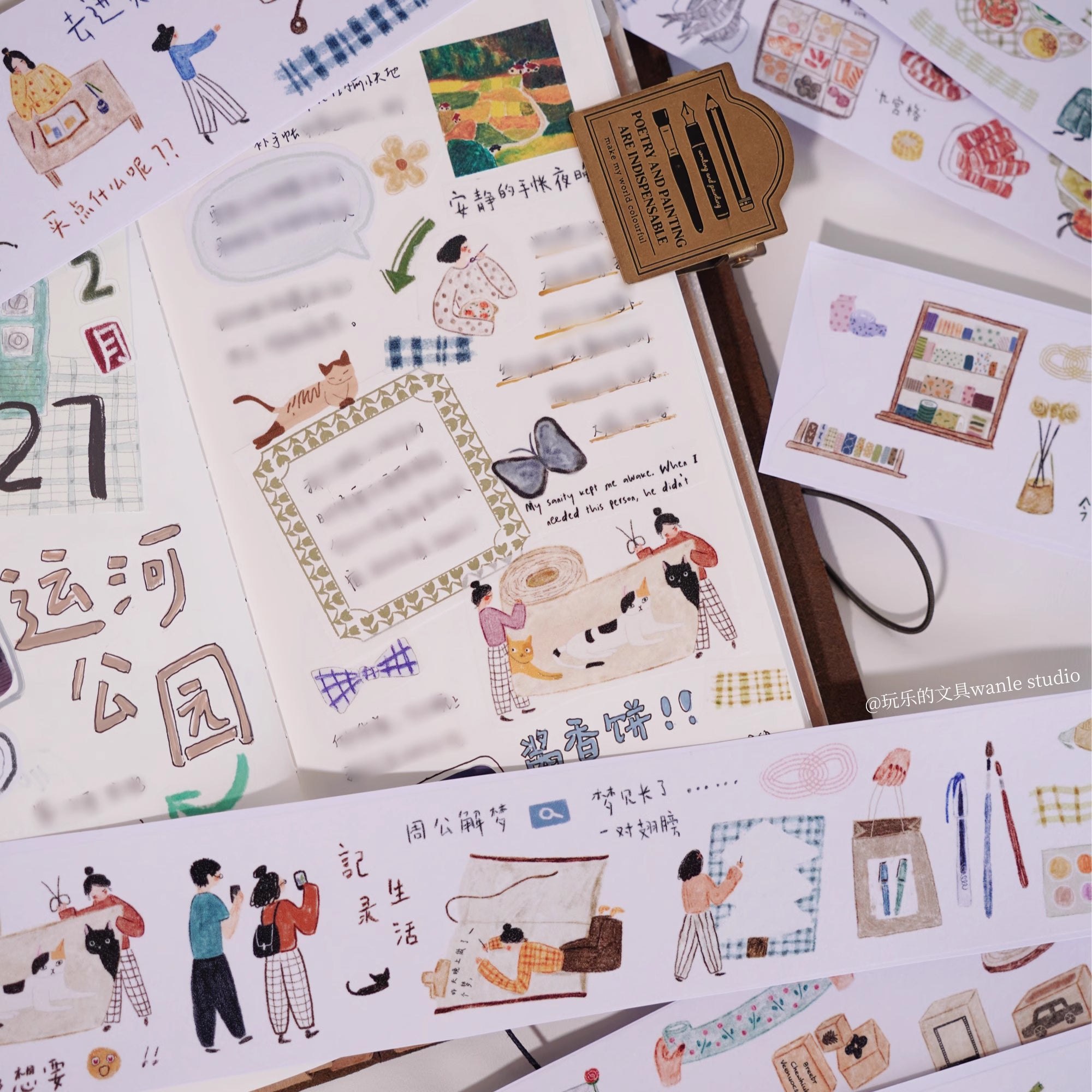 Wanle Studio Masking Tape: I'm A Stationerist