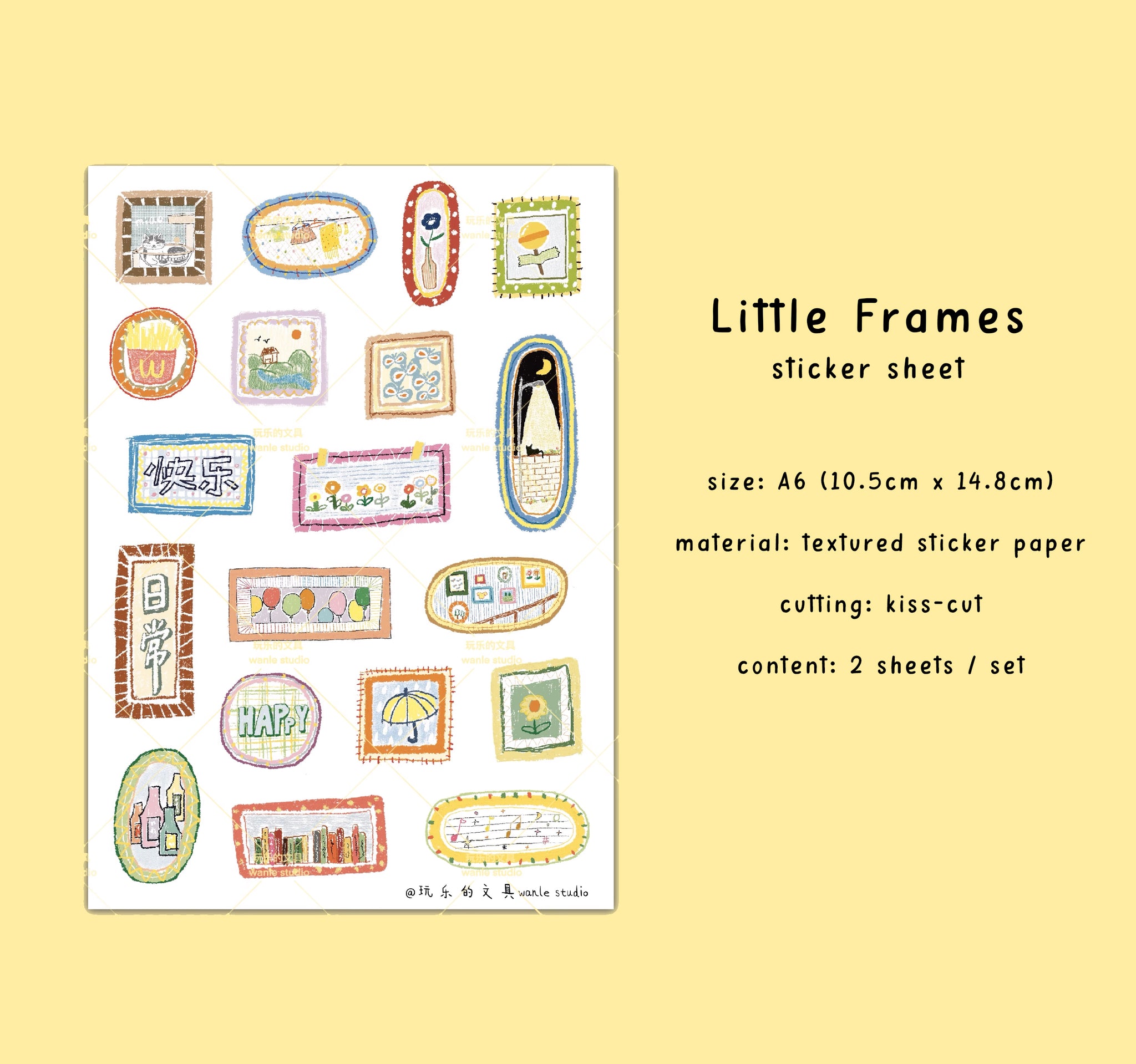 Wanle Studio Sticker Sheets: Season 10