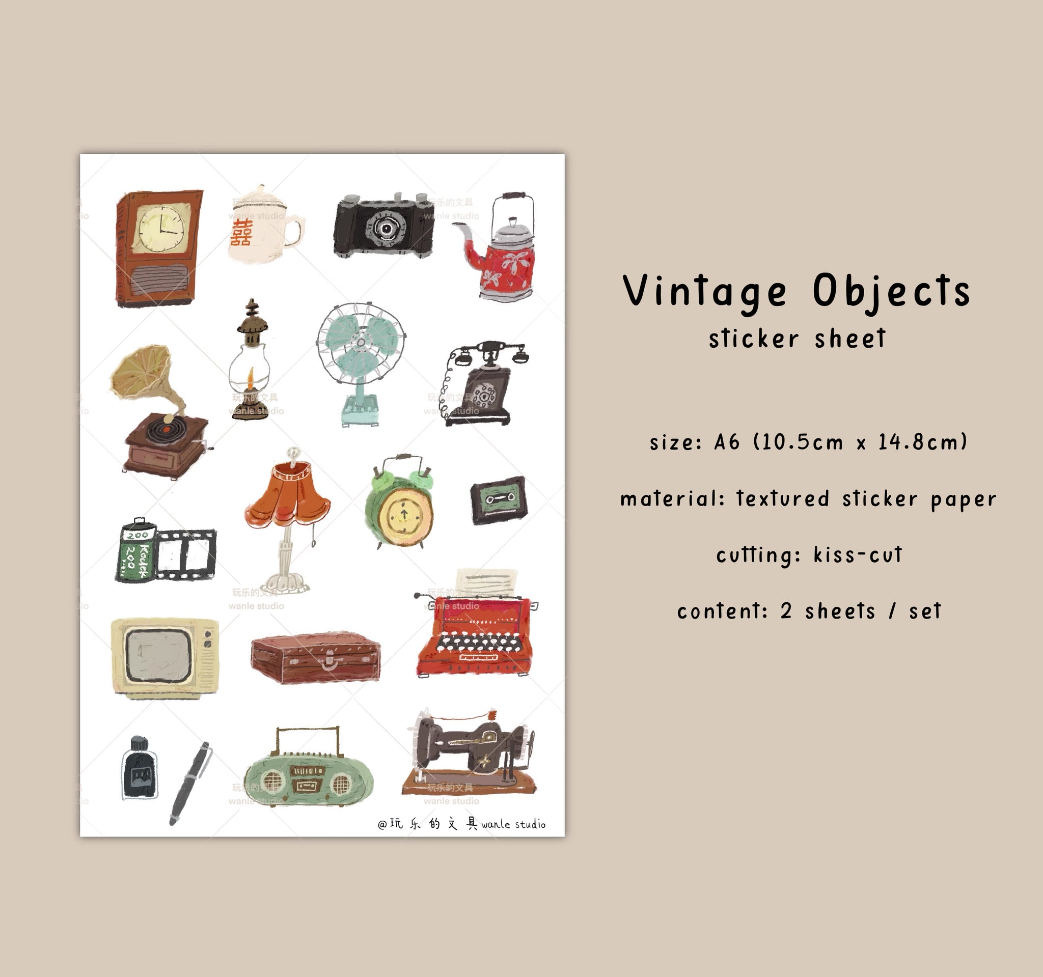 Wanle Studio Sticker Sheets: Season 10