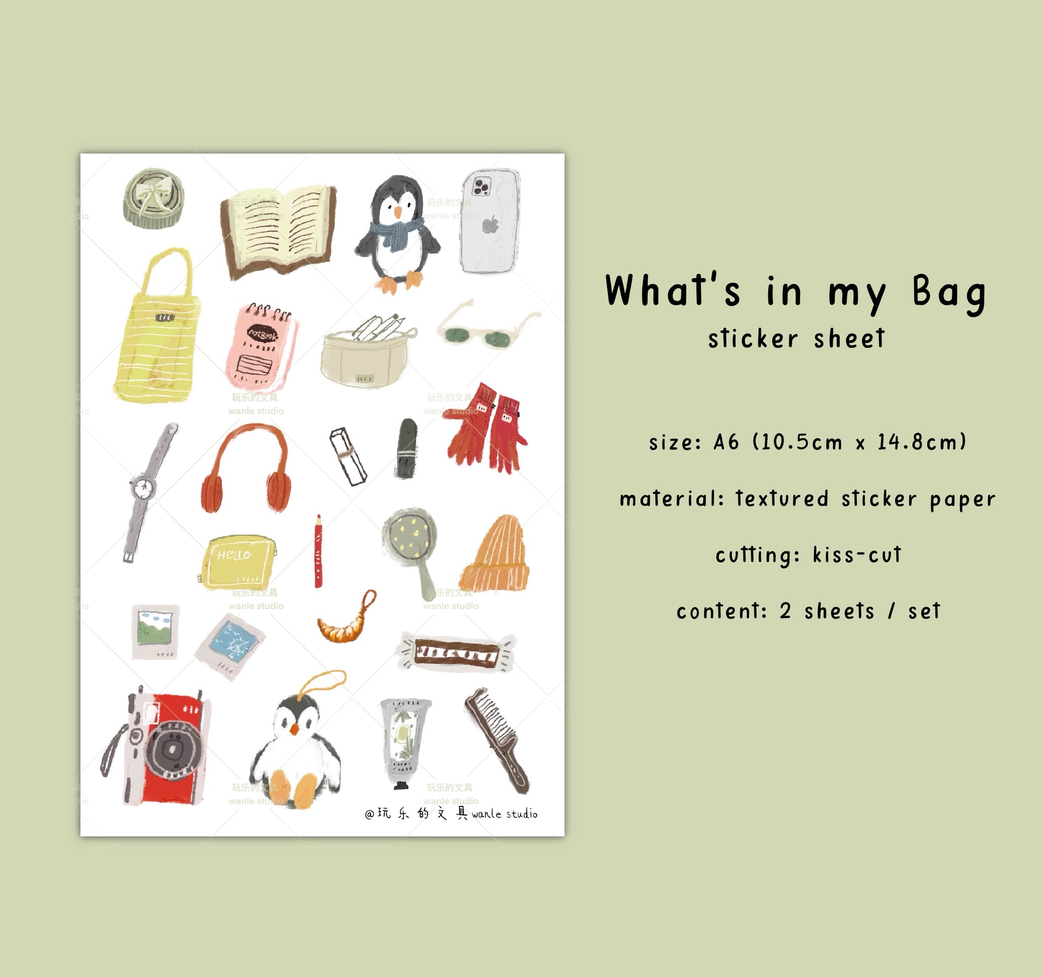 Wanle Studio Sticker Sheets: Season 10