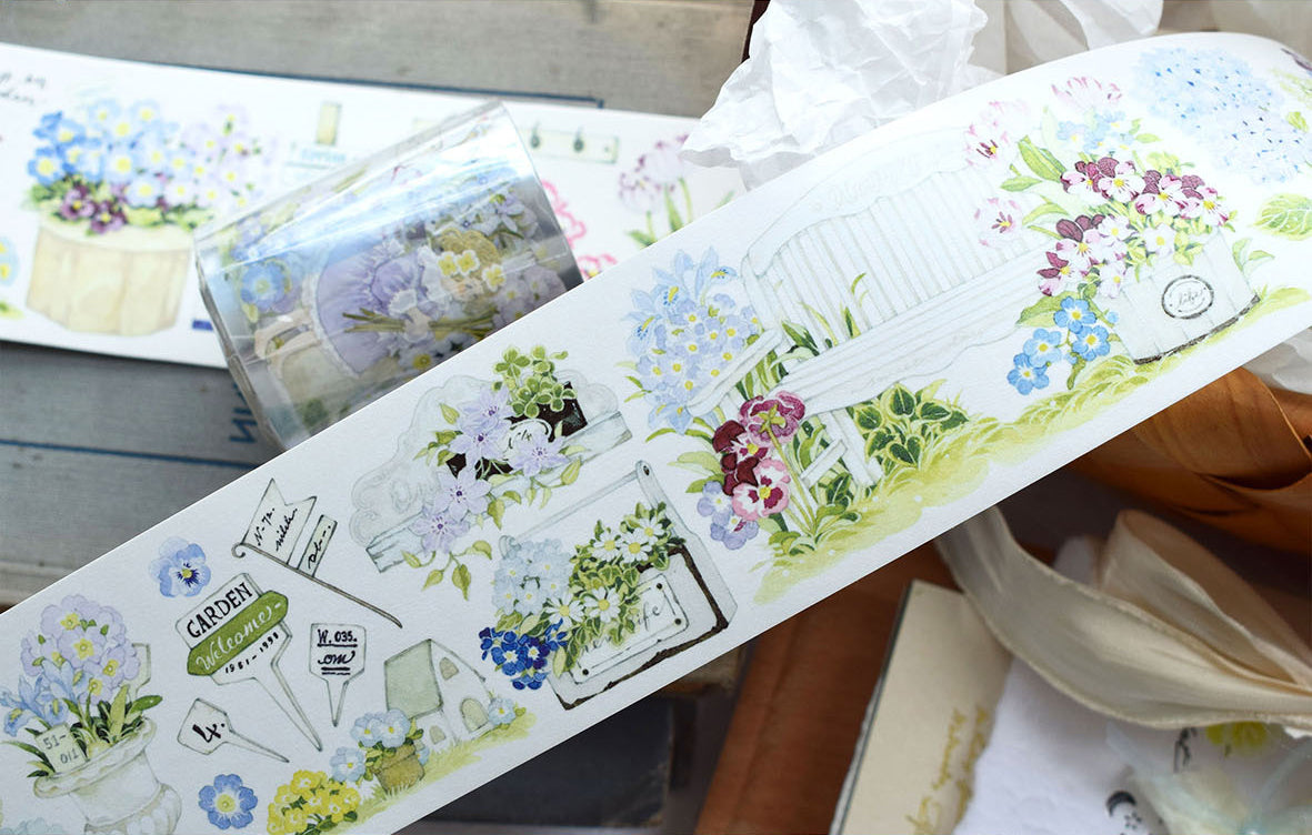 Wildberry Lab Masking Tape: In the Courtyard