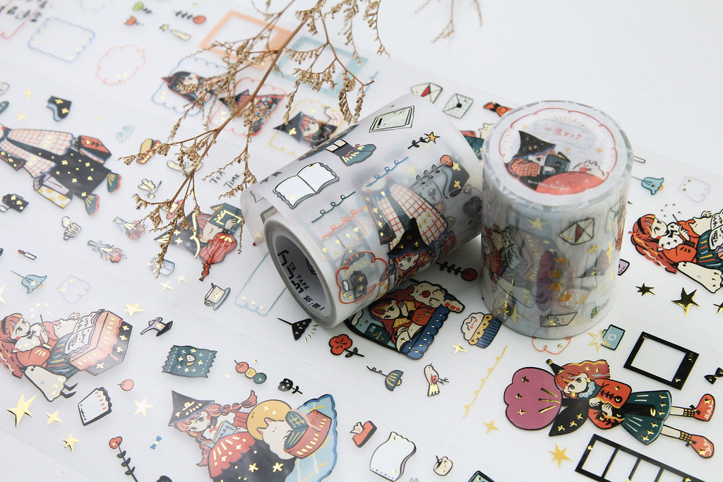 Wohenlanduo Masking Tape: Little Witch Daily Life