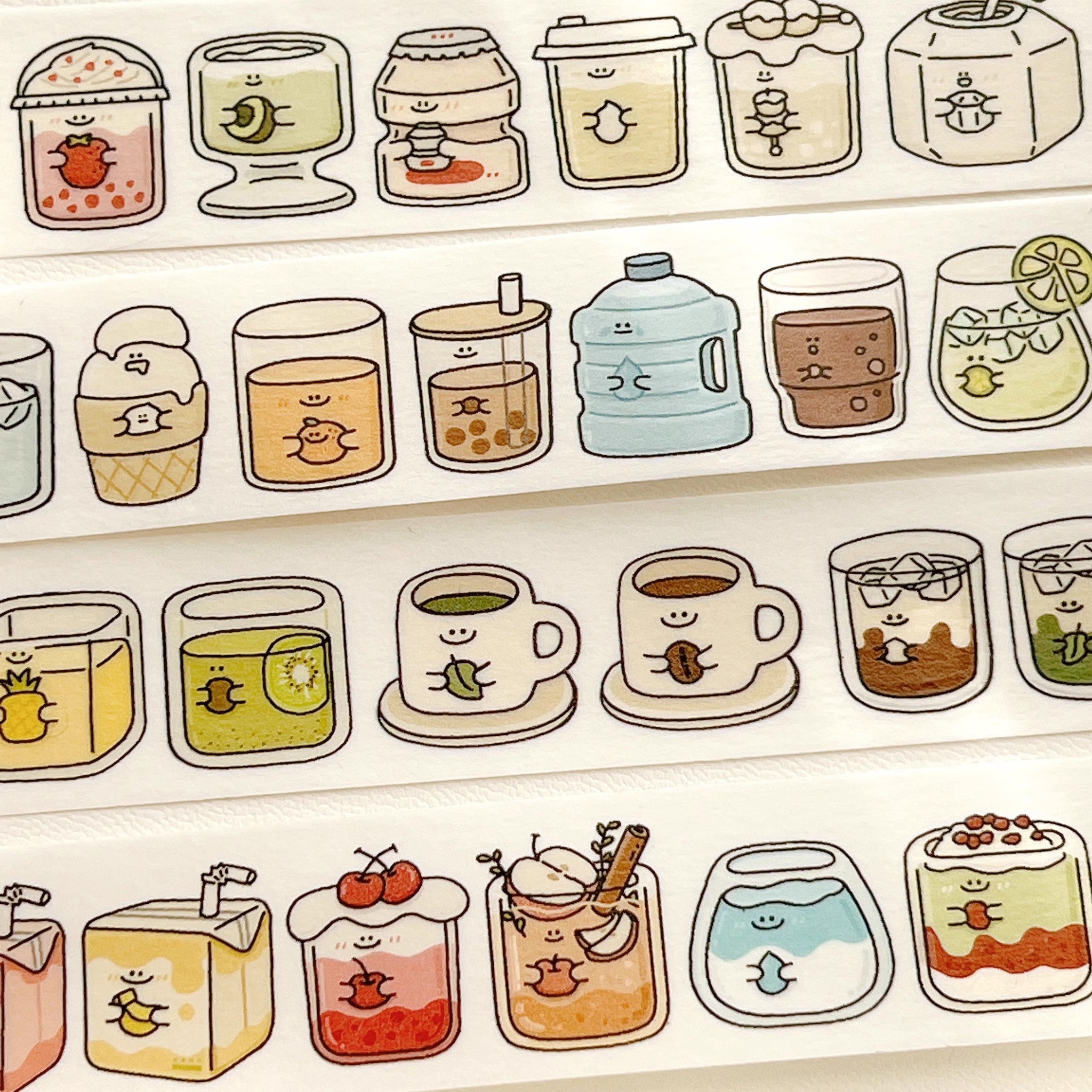 XXKK Studio Washi Tape: Food and Drinks 1
