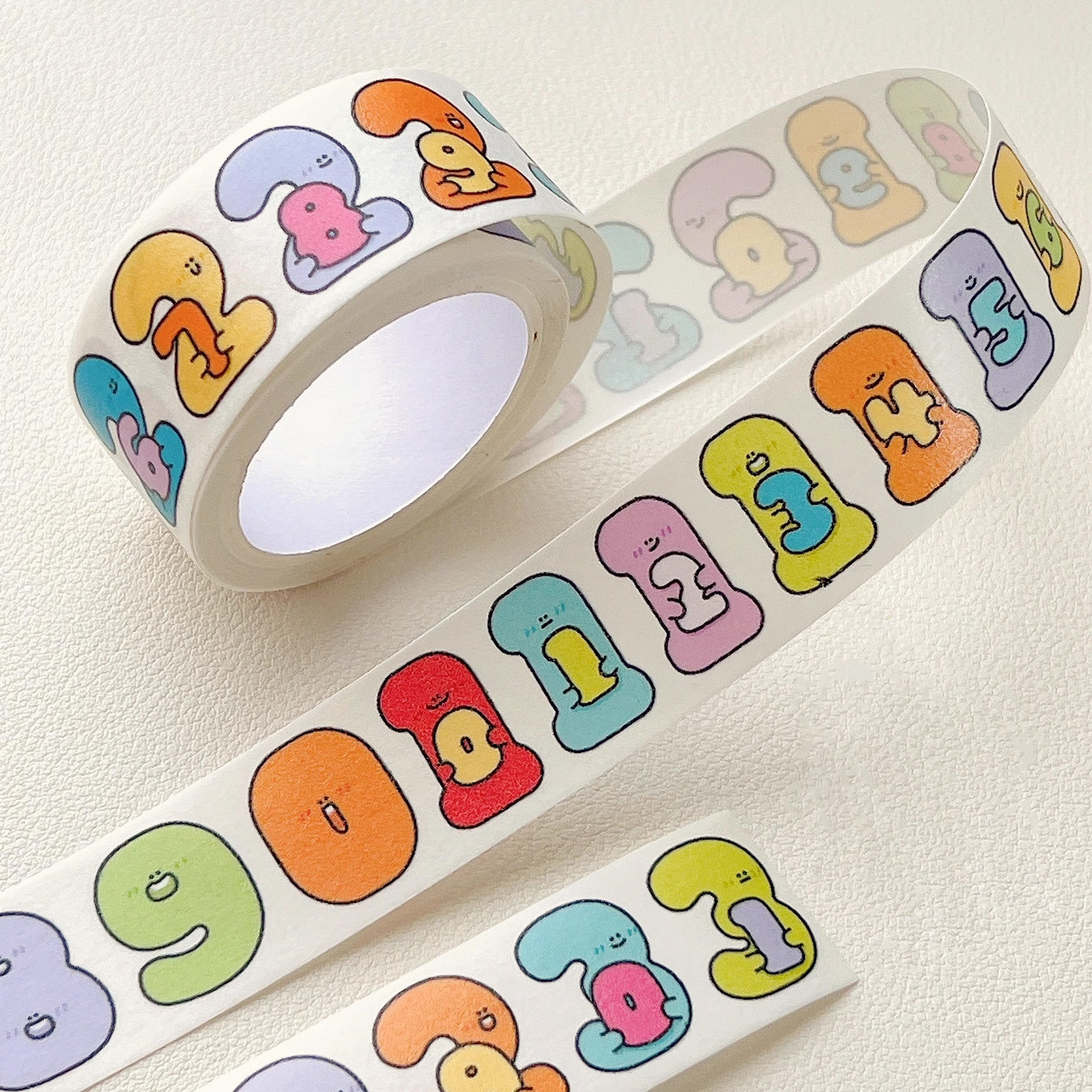 XXKK Studio Washi Tape: Number
