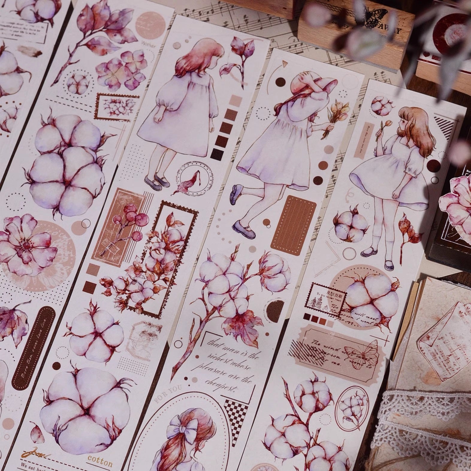 Xiaobai's House Masking Tape: Cotton