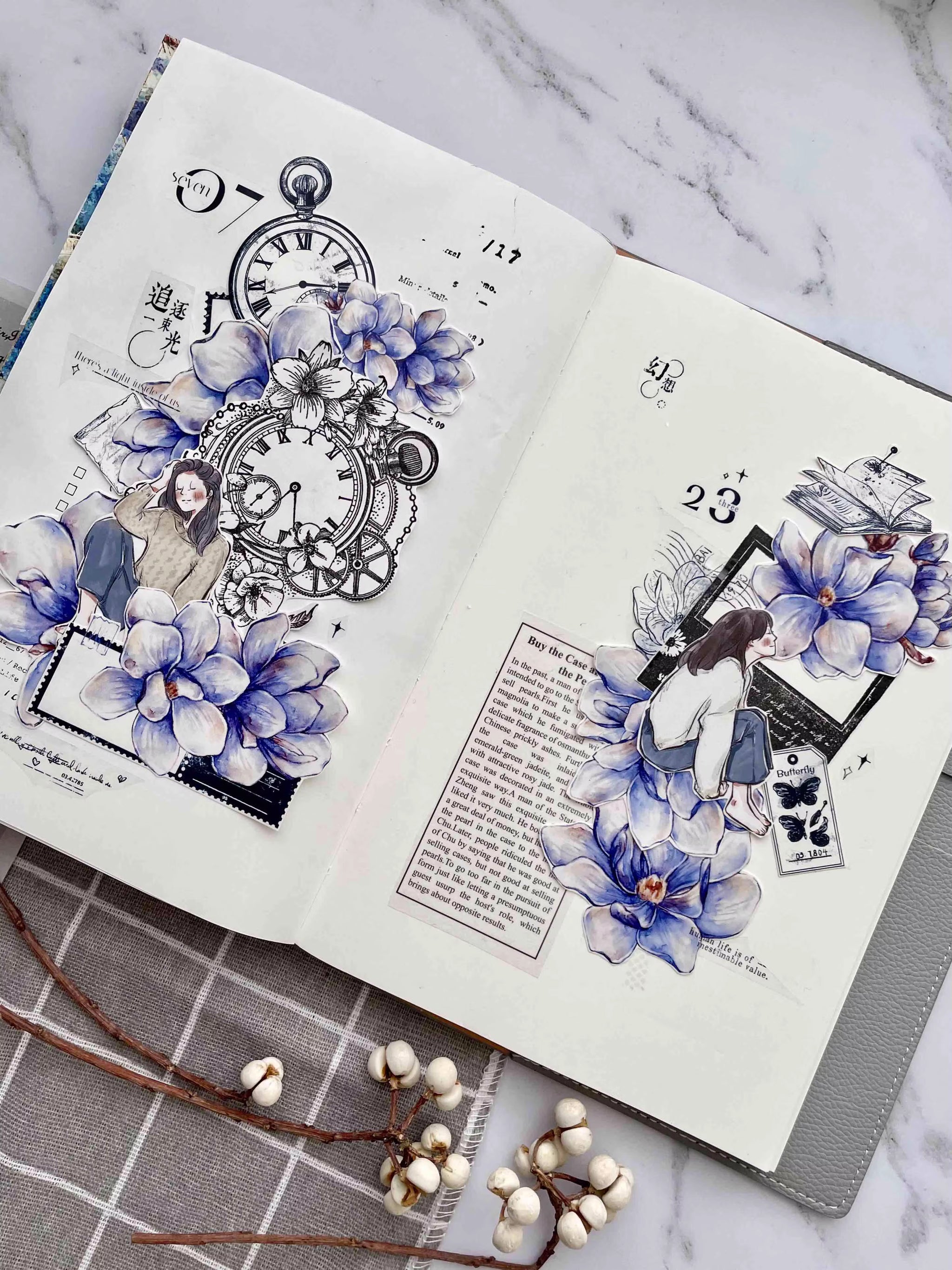 Xiaobai's House Masking Tape: Indigo