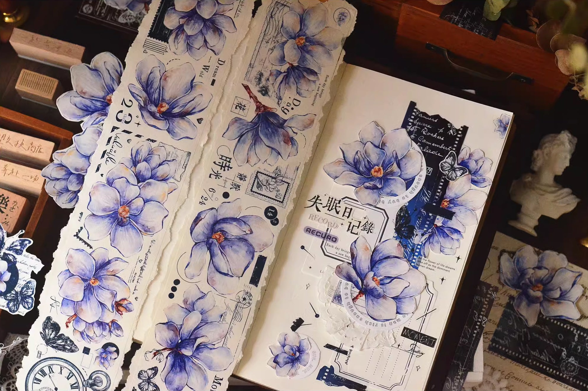 Xiaobai's House Masking Tape: Indigo