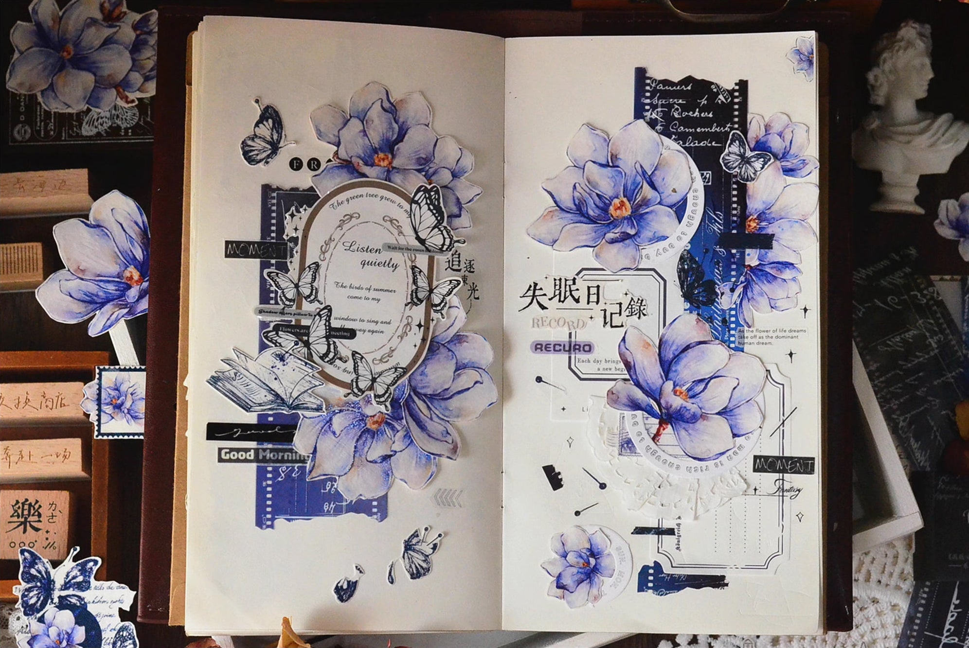 Xiaobai's House Masking Tape: Indigo