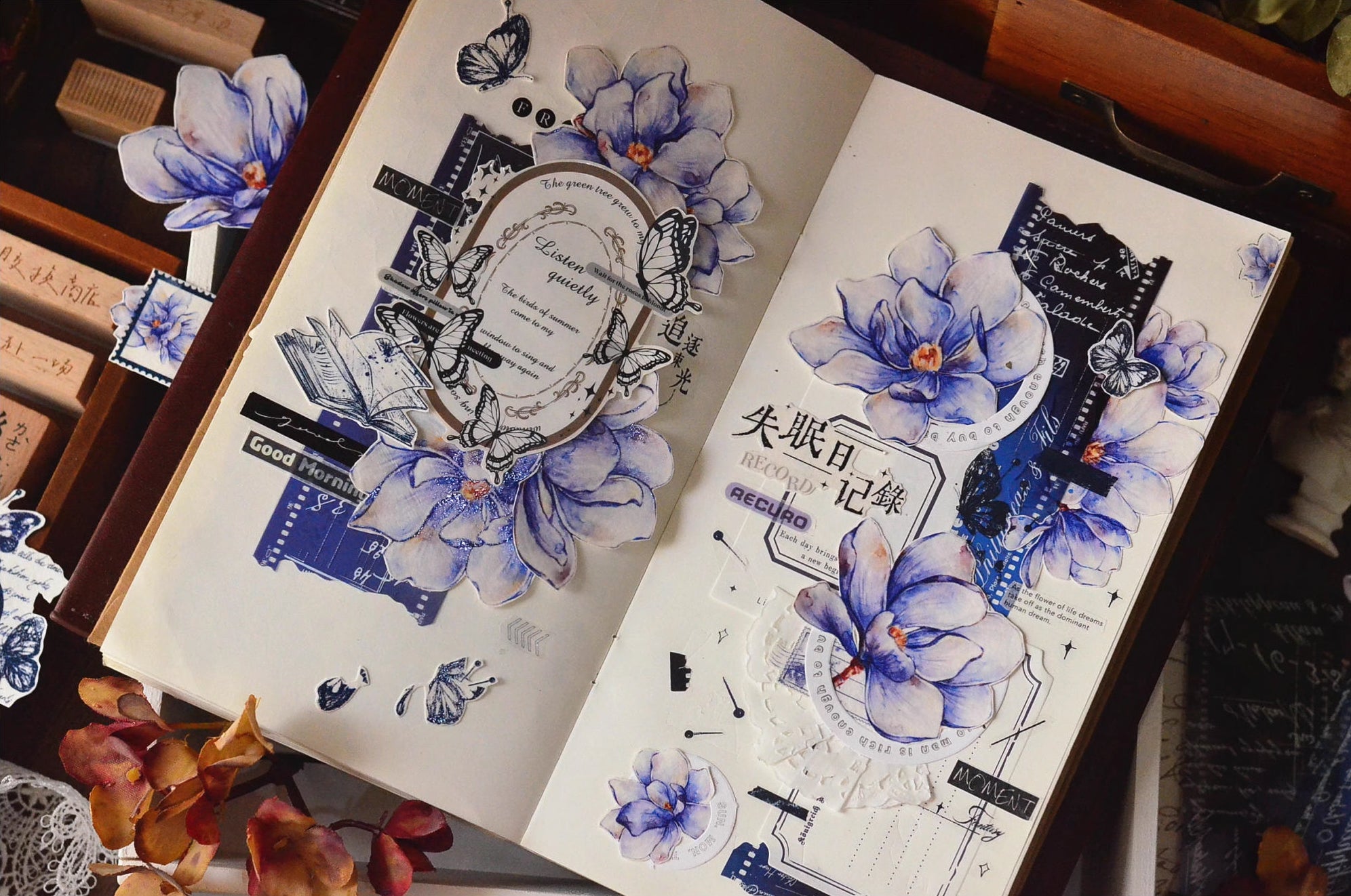 Xiaobai's House Masking Tape: Indigo