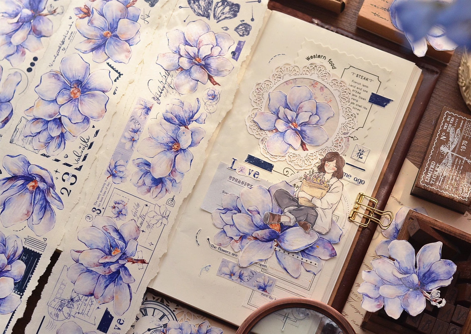 Xiaobai's House Masking Tape: Indigo