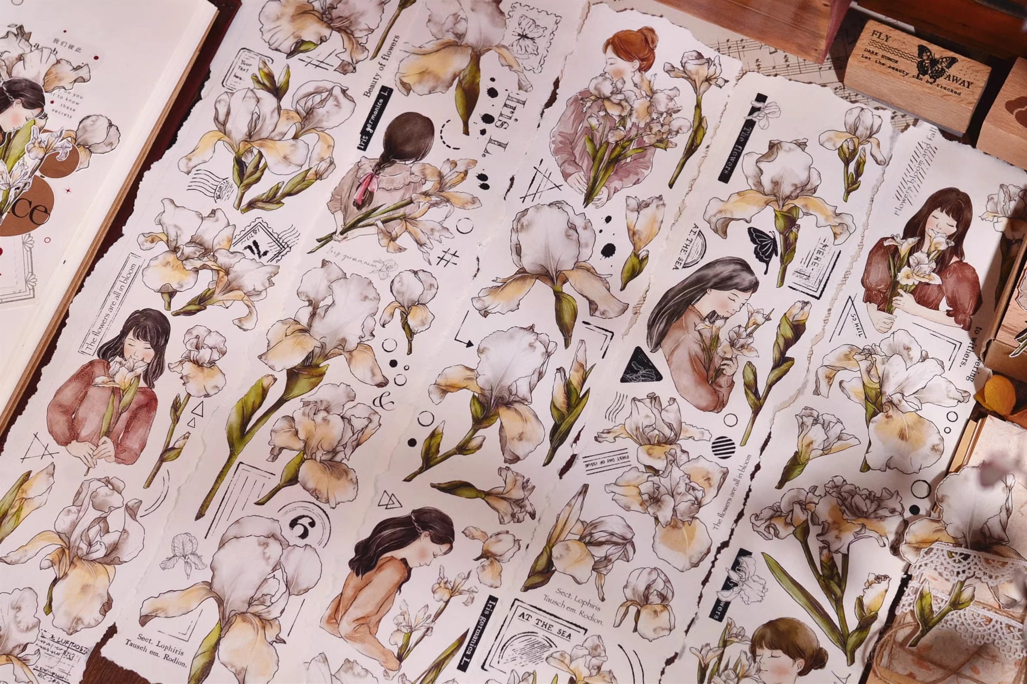 Xiaobai's House Masking Tape: Iris