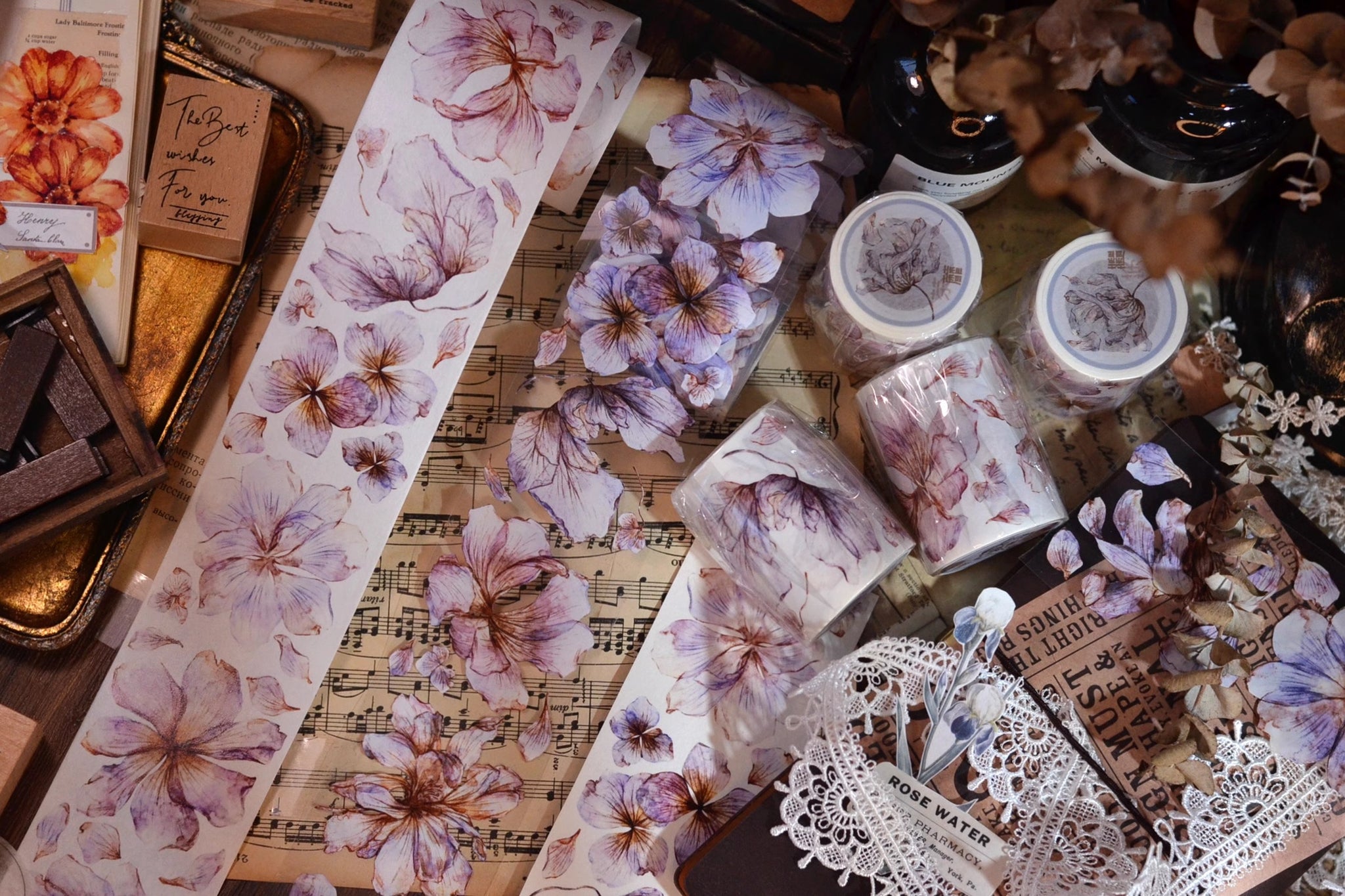 Xiaobai's House Masking Tape: Multiflora Rose
