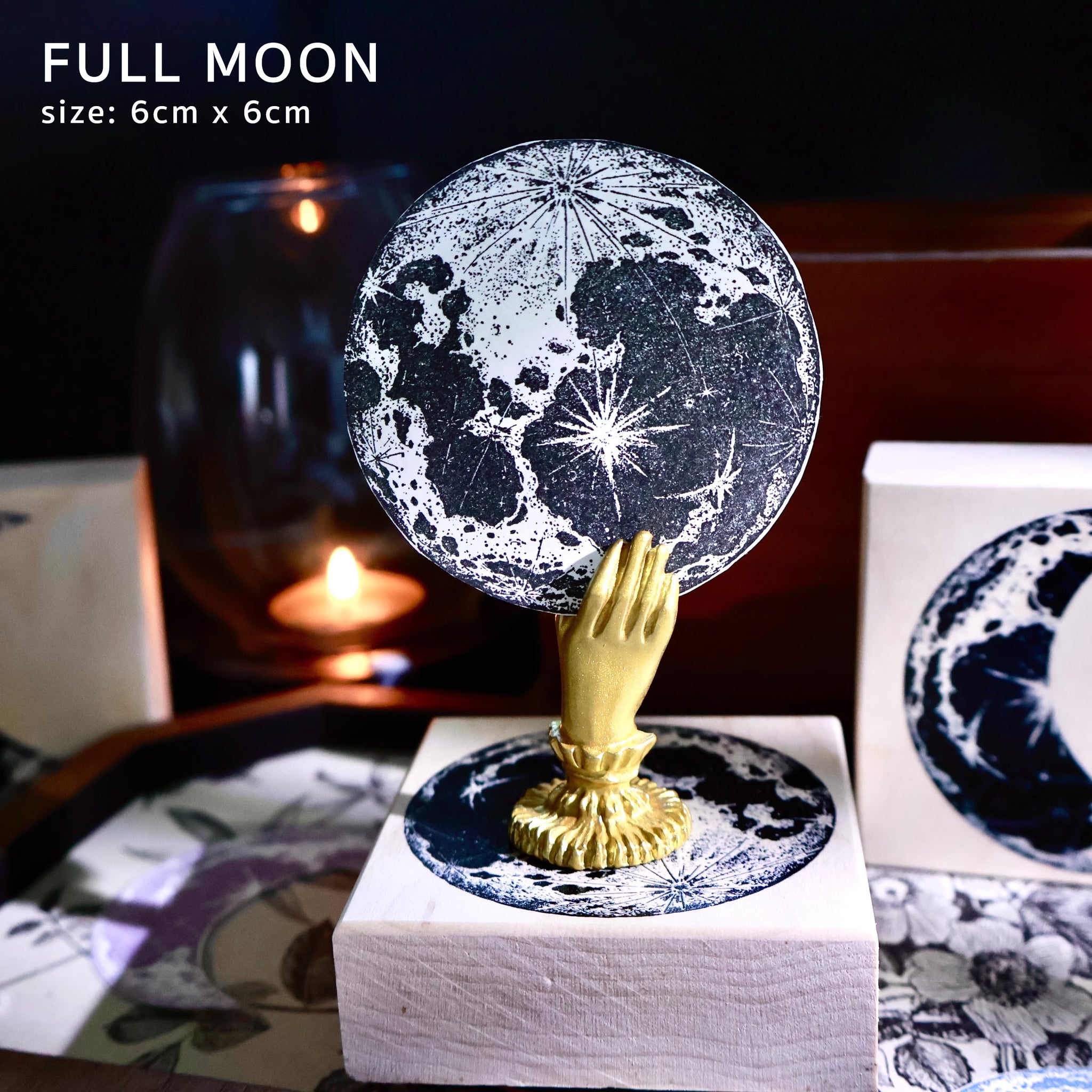 Yier Rubber Stamp: Moon
