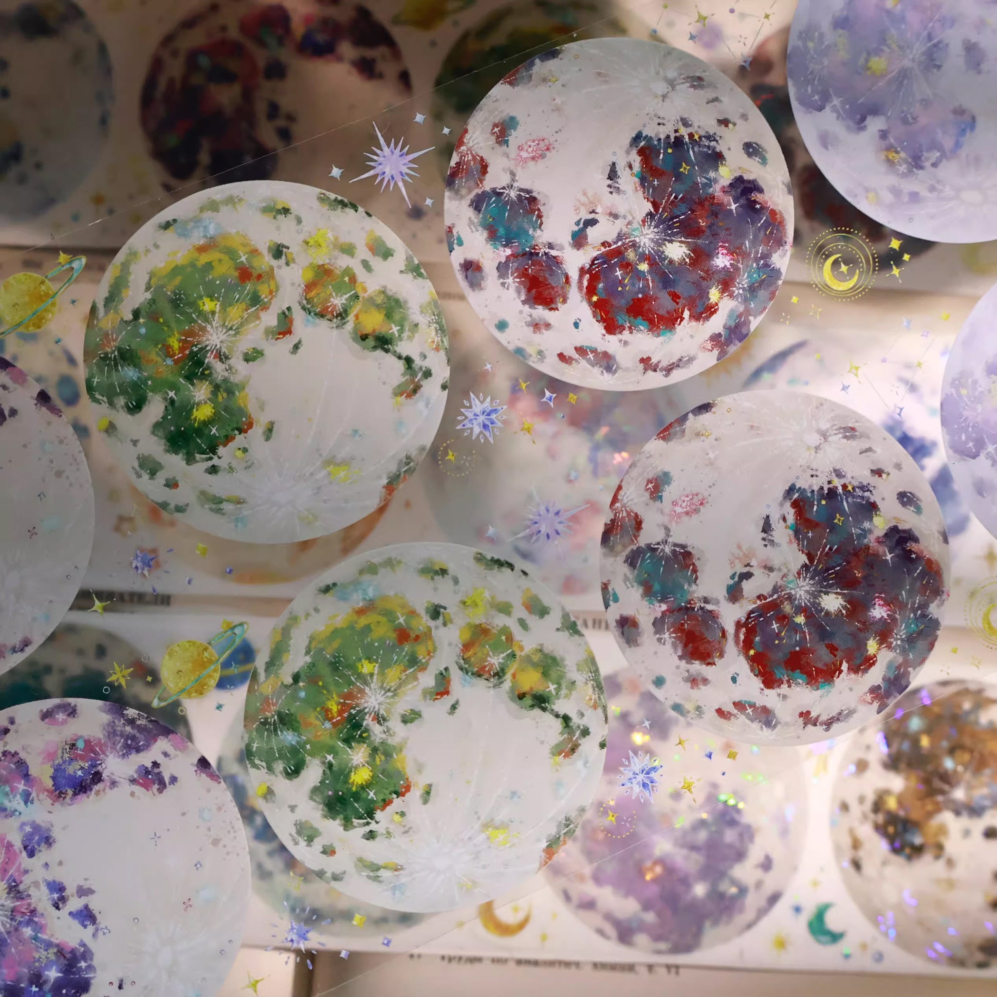 Yier Masking Tape: Mottled Moon