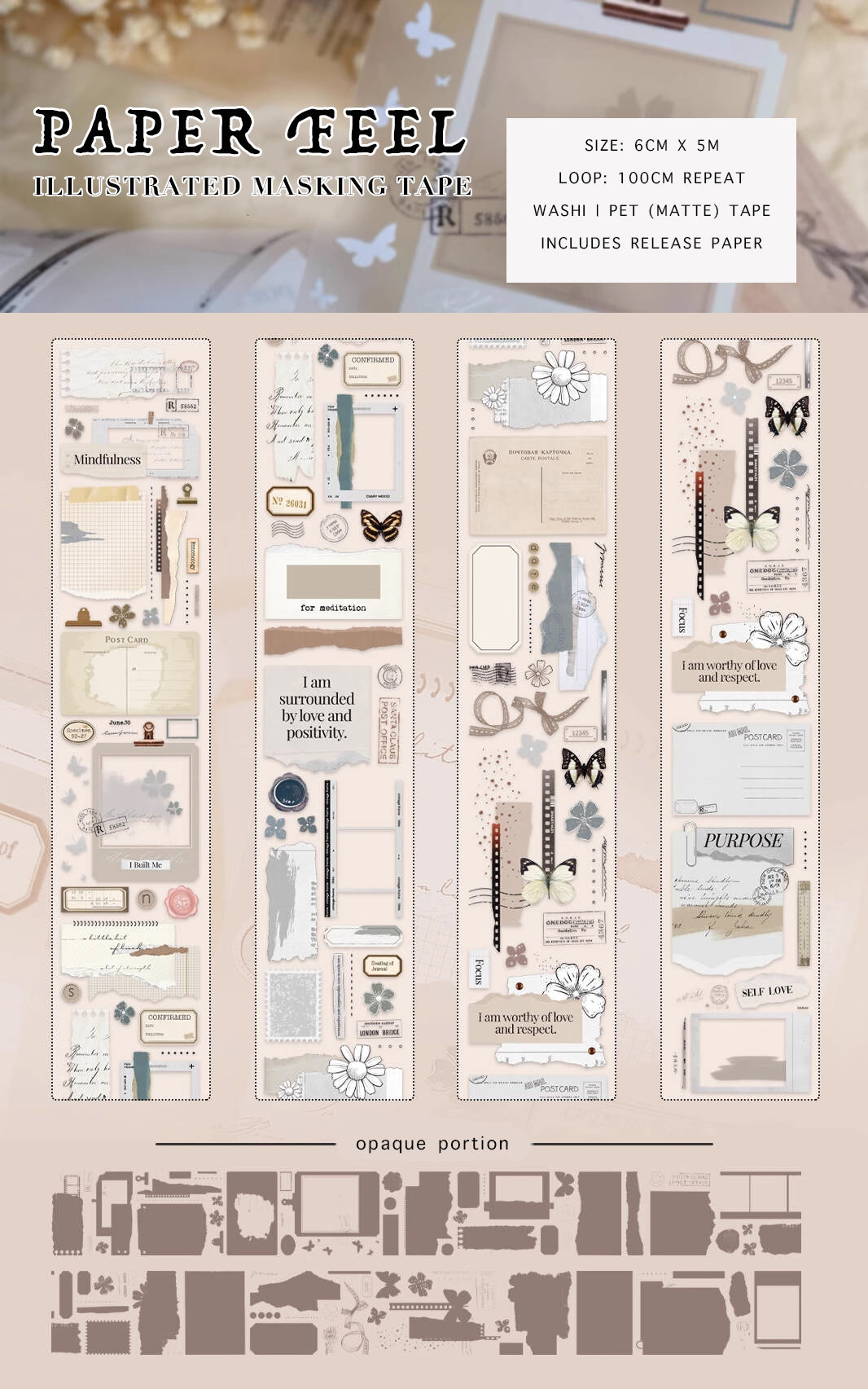 Yier Masking Tape: Paper Feel
