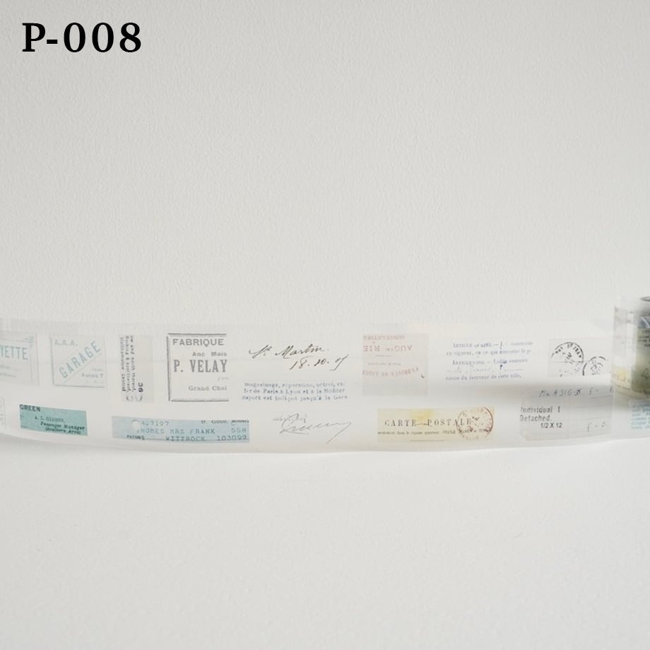 Yohaku Clear Tapes: P-006 to P-010