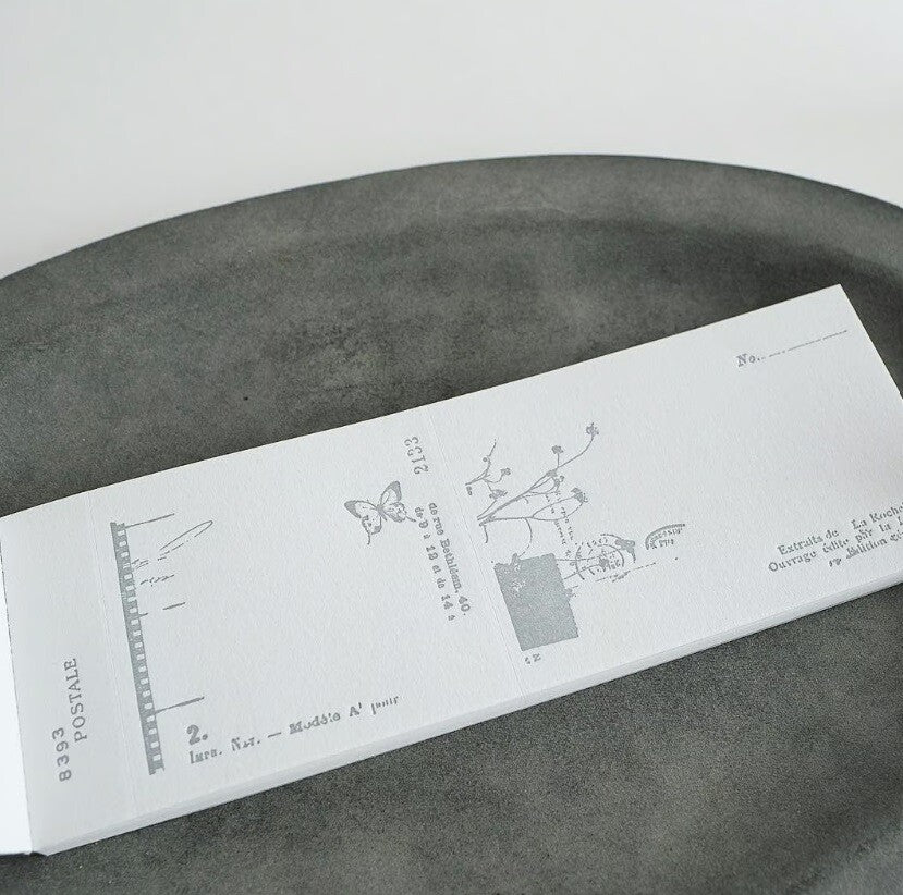 Yohaku Lettepress Notepad: M-134