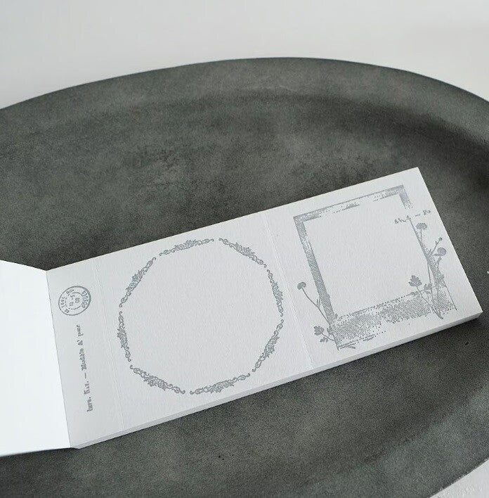 Yohaku Lettepress Notepad: M-135