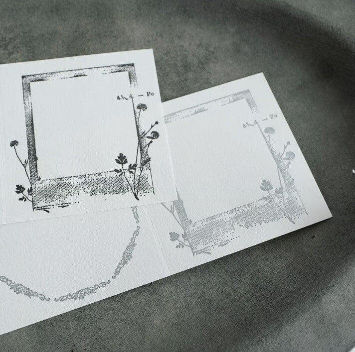 Yohaku Lettepress Notepad: M-135