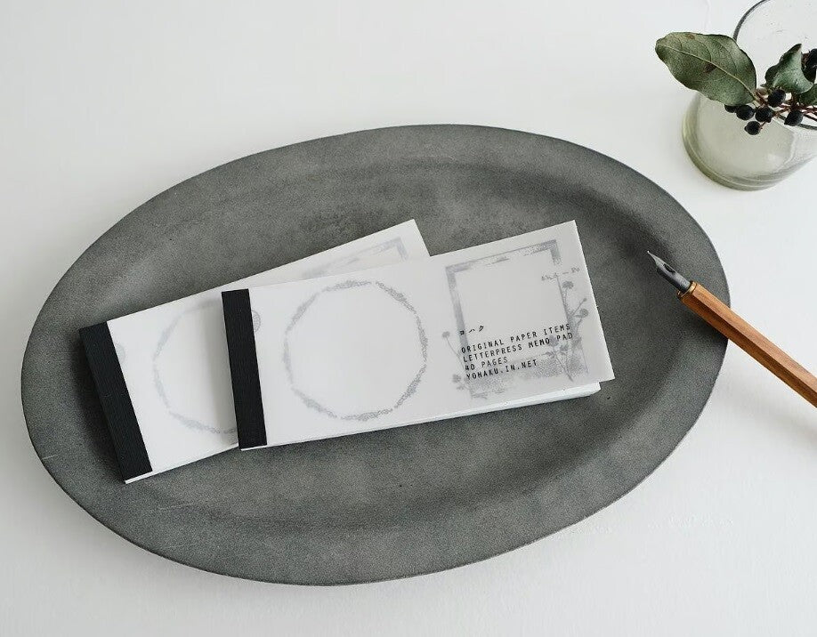 Yohaku Lettepress Notepad: M-135