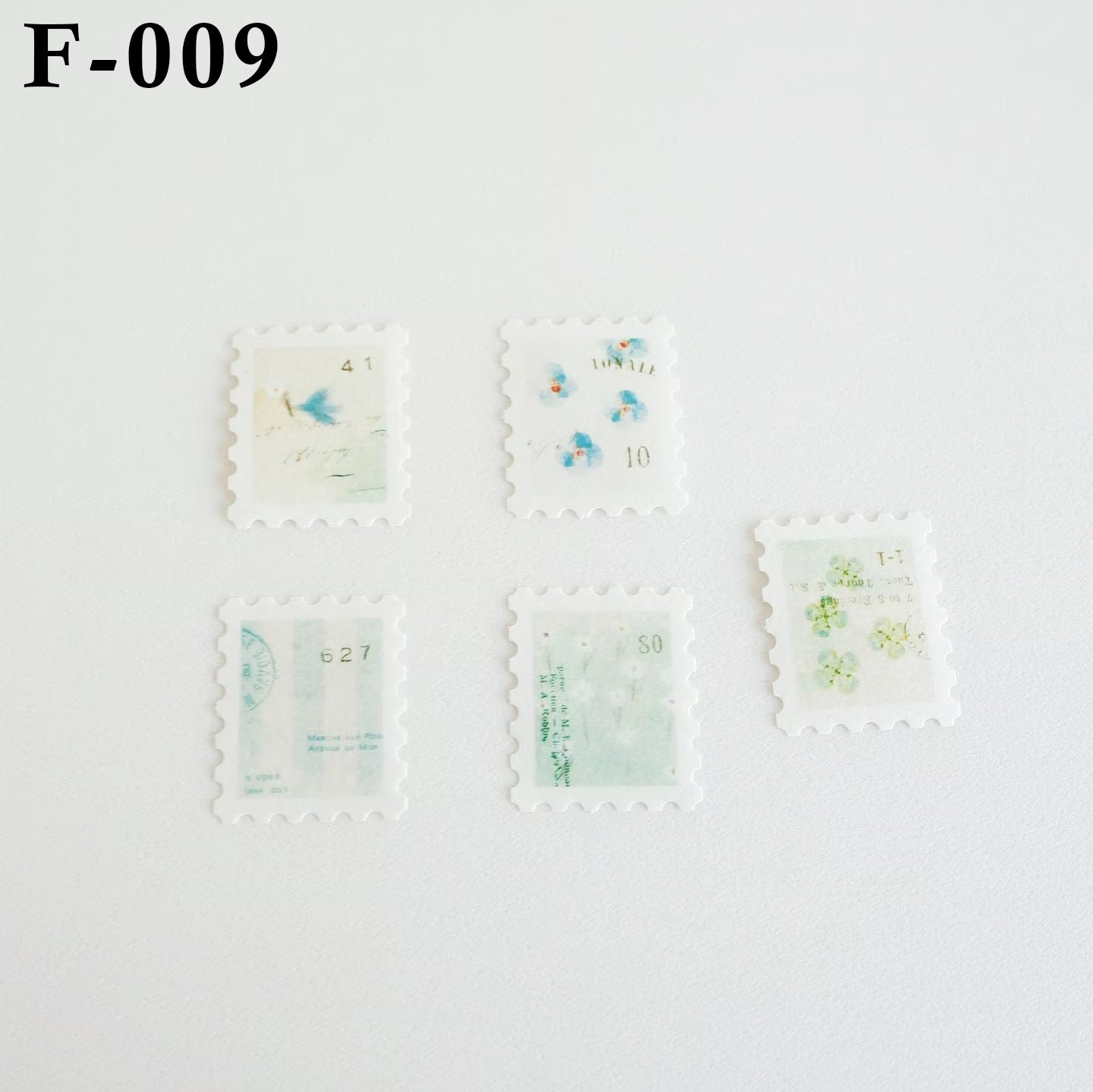 Yohaku Flake Seal Stickers: F-002 to F-014