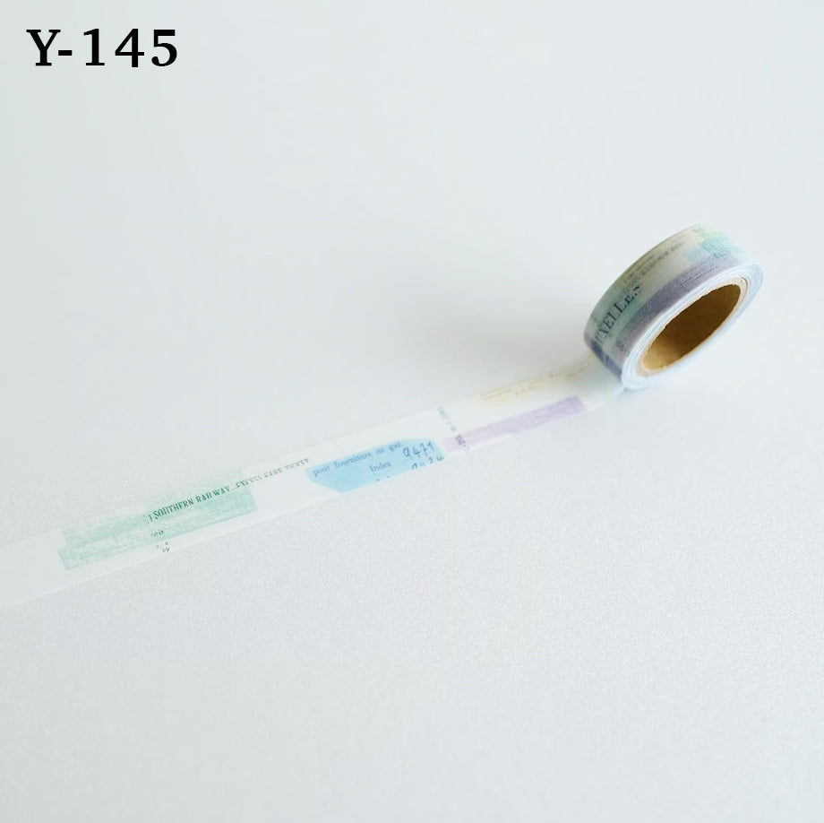 Yohaku Masking Tapes: Y-138 - Y-162