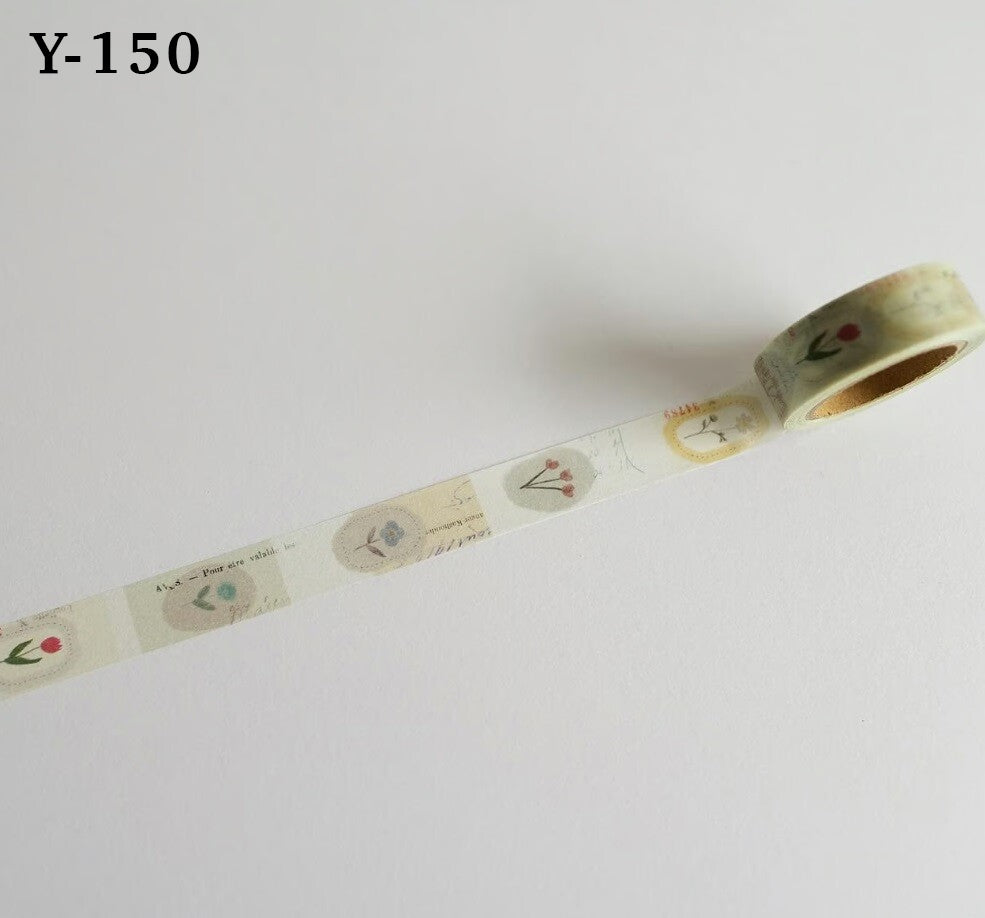 Yohaku Masking Tapes: Y-138 - Y-162