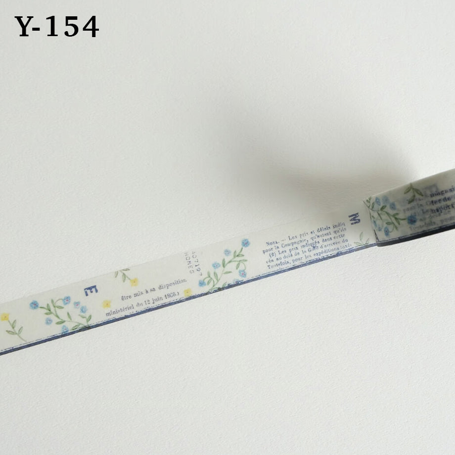 Yohaku Masking Tapes: Y-138 - Y-162