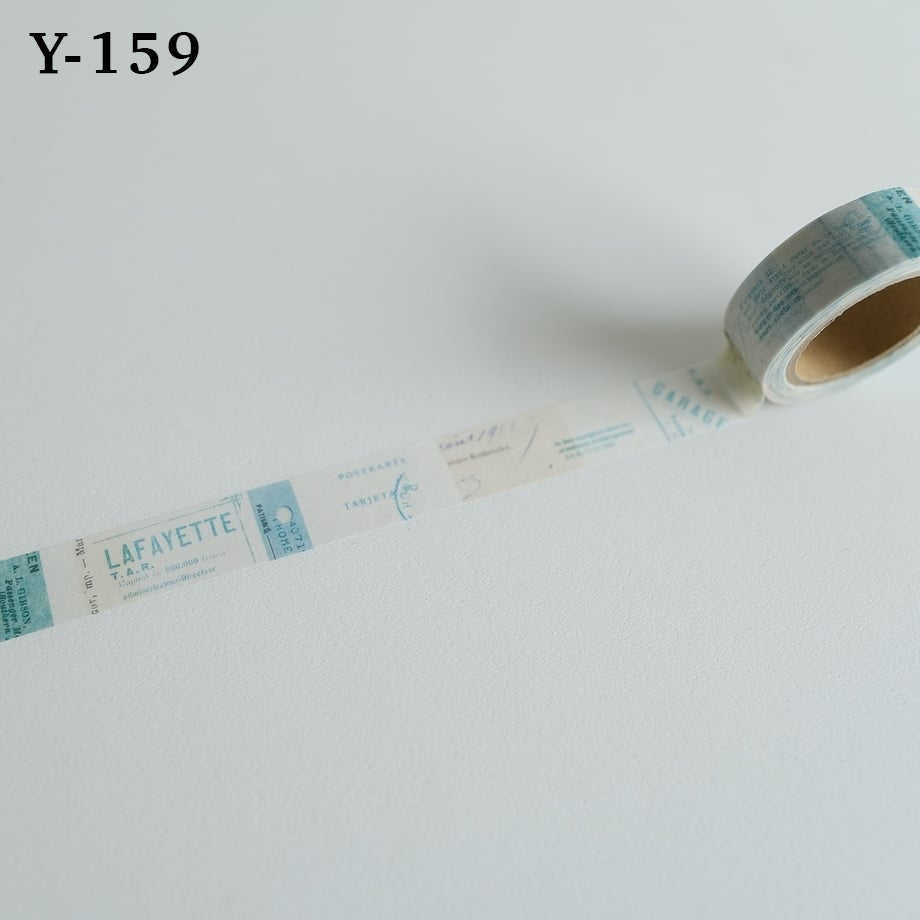 Yohaku Masking Tapes: Y-138 - Y-162