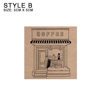 Yowoo Studio Rubber Stamp: Cozy Places