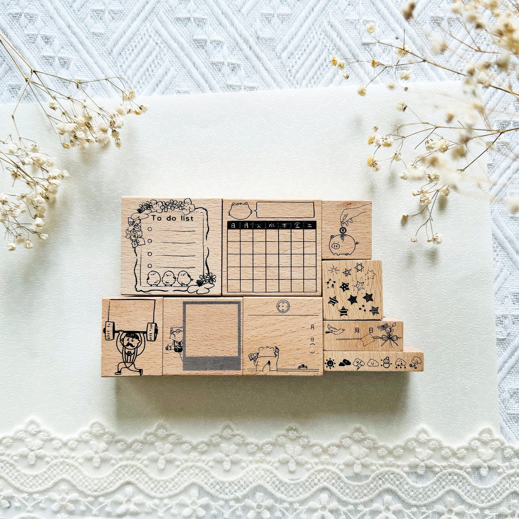 Yowoo Studio Rubber Stamp: Journal Label