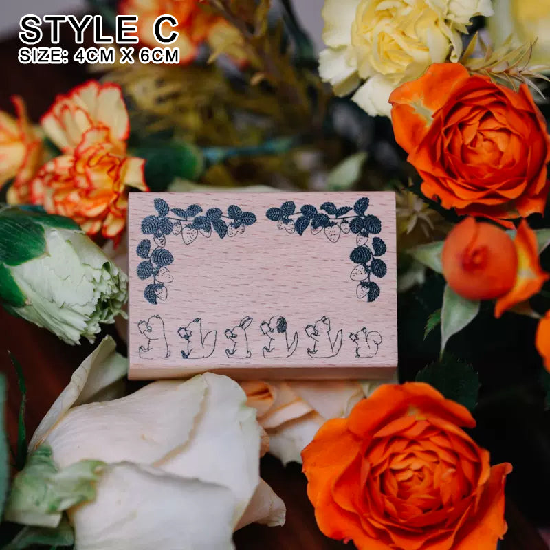 Yowoo Studio Rubber Stamp: Retro Frames