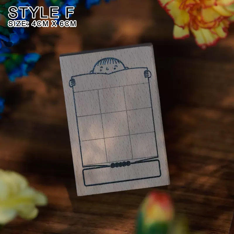 Yowoo Studio Rubber Stamp: Retro Frames