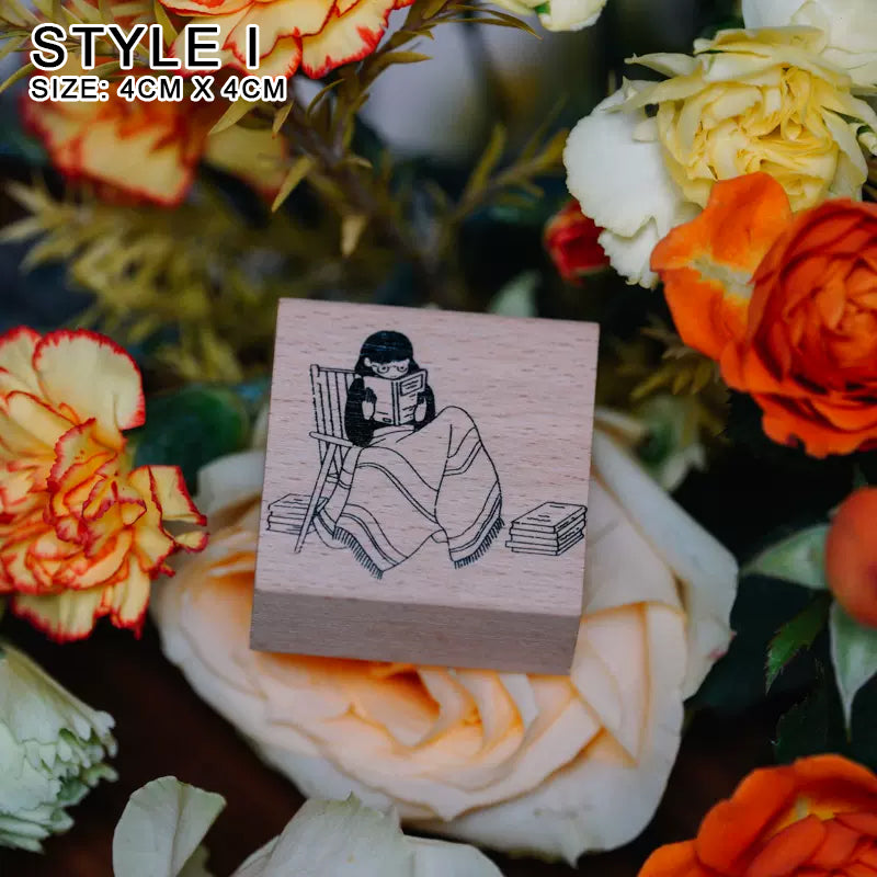 Yowoo Studio Rubber Stamp: Simple Life