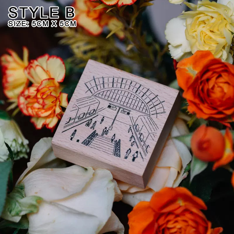 Yowoo Studio Rubber Stamp: Simple Life