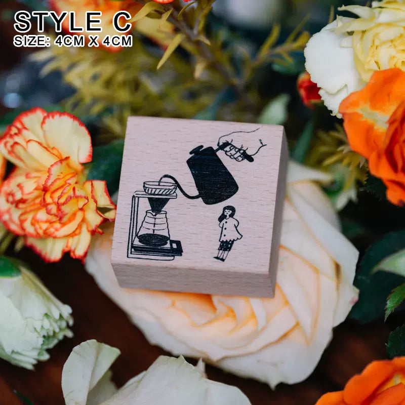Yowoo Studio Rubber Stamp: Simple Life