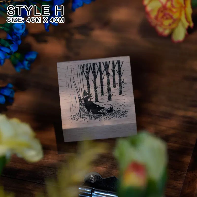 Yowoo Studio Rubber Stamp: Simple Life