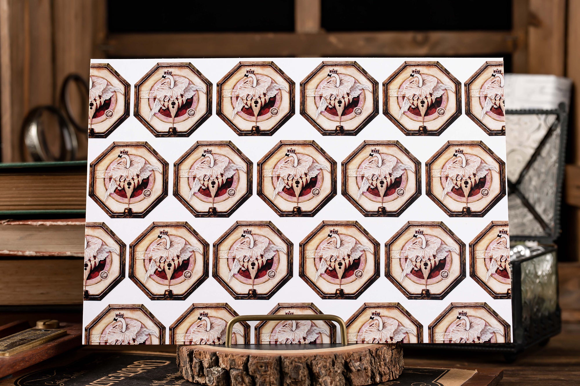 Reco Studio Sticker Seals: Swan Village