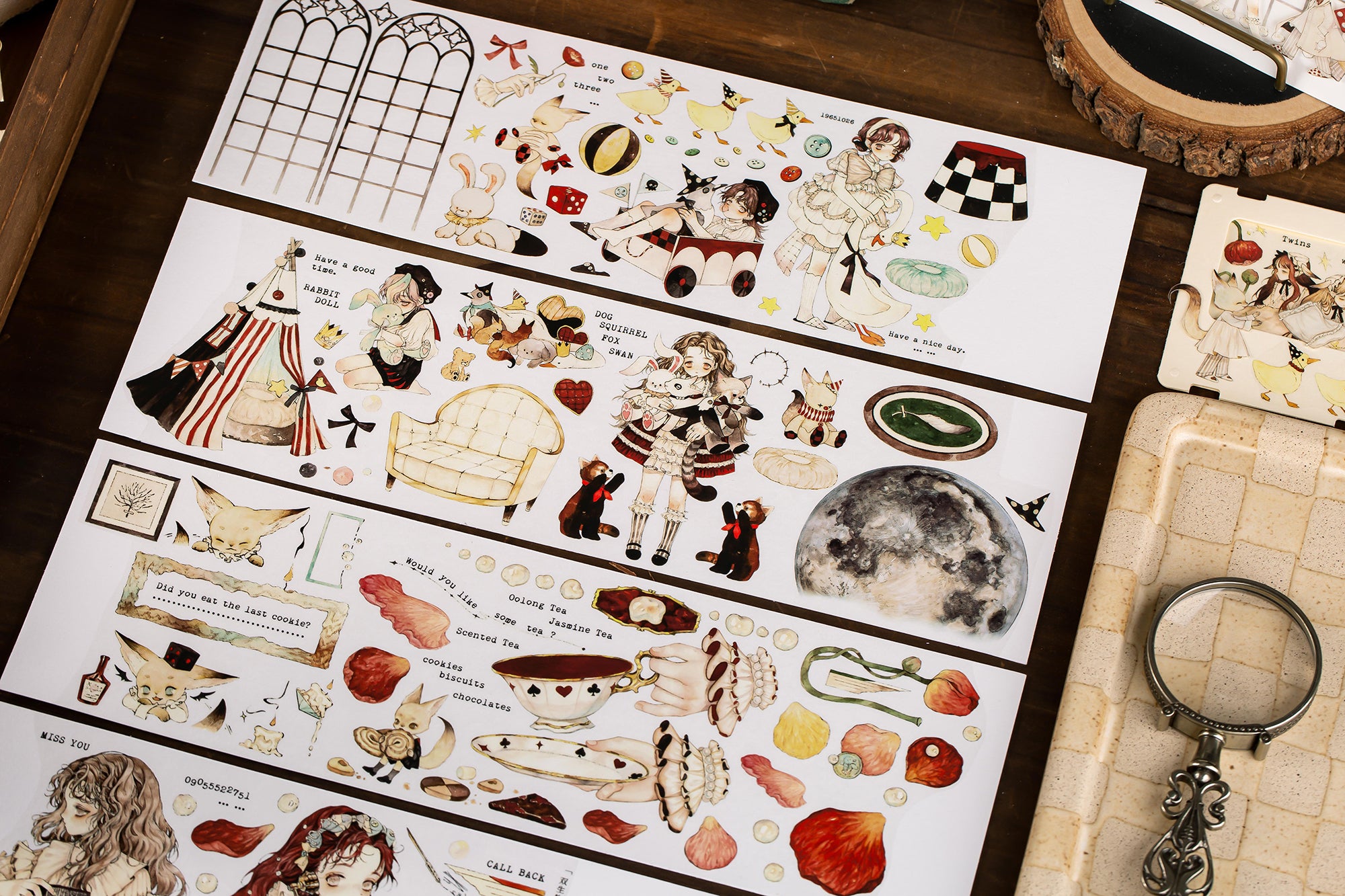 Reco Studio Masking Tape: Twin Tales