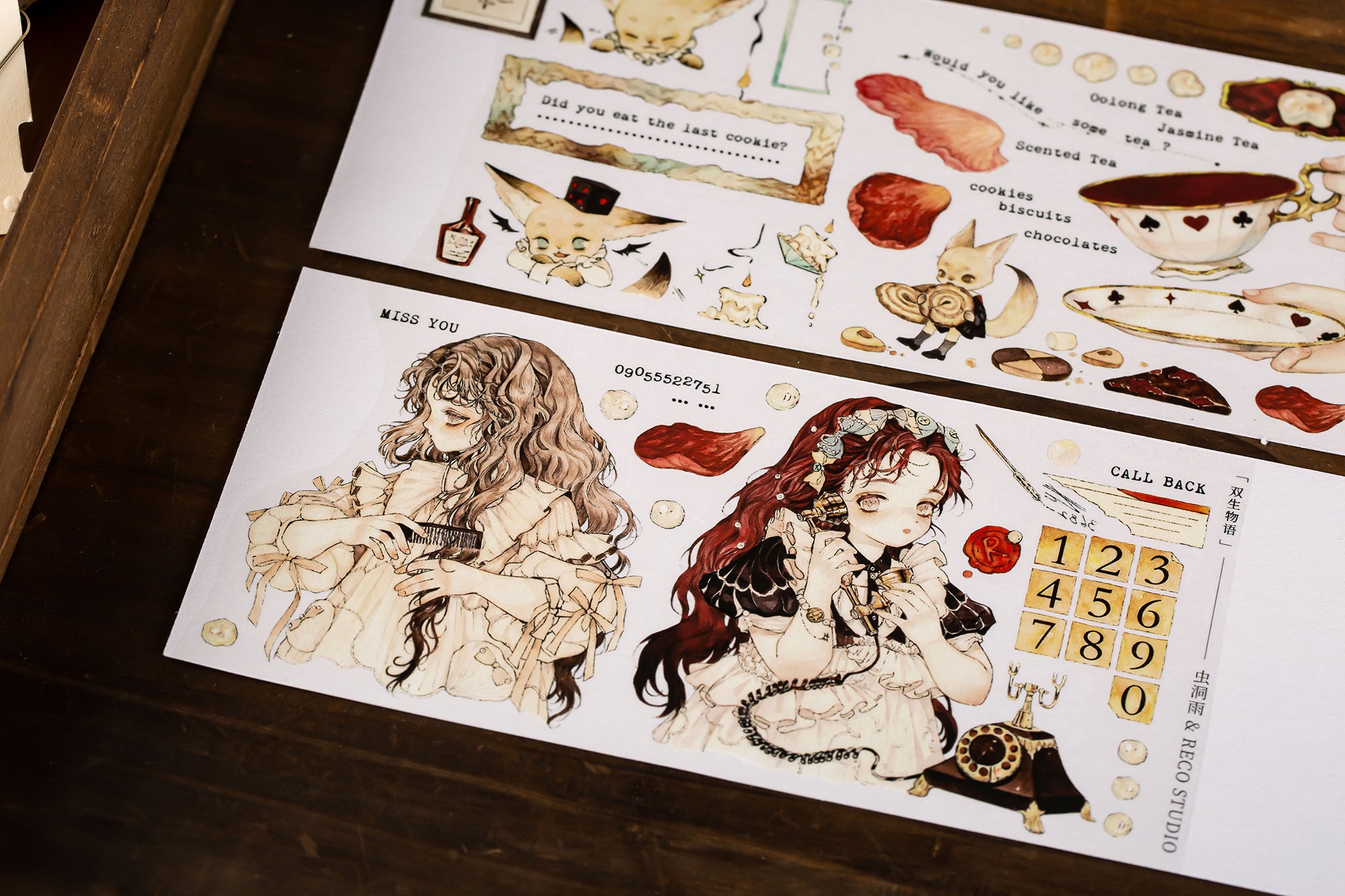 Reco Studio Masking Tape: Twin Tales