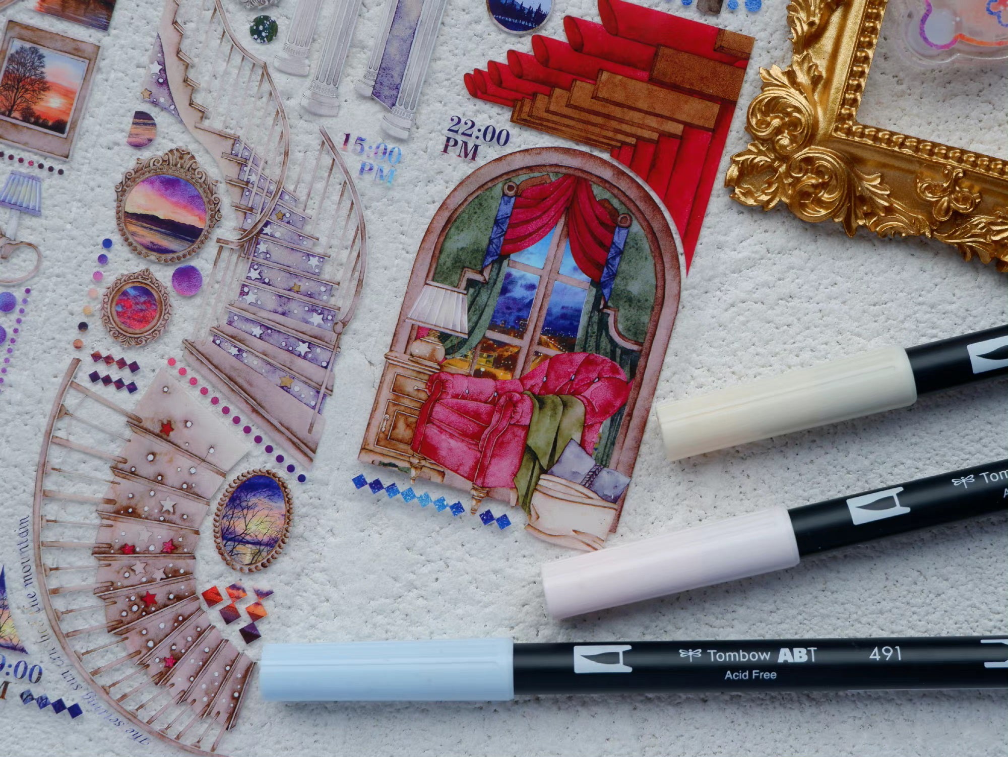 703 Studio Masking Tape: Stairway Through Space and Time