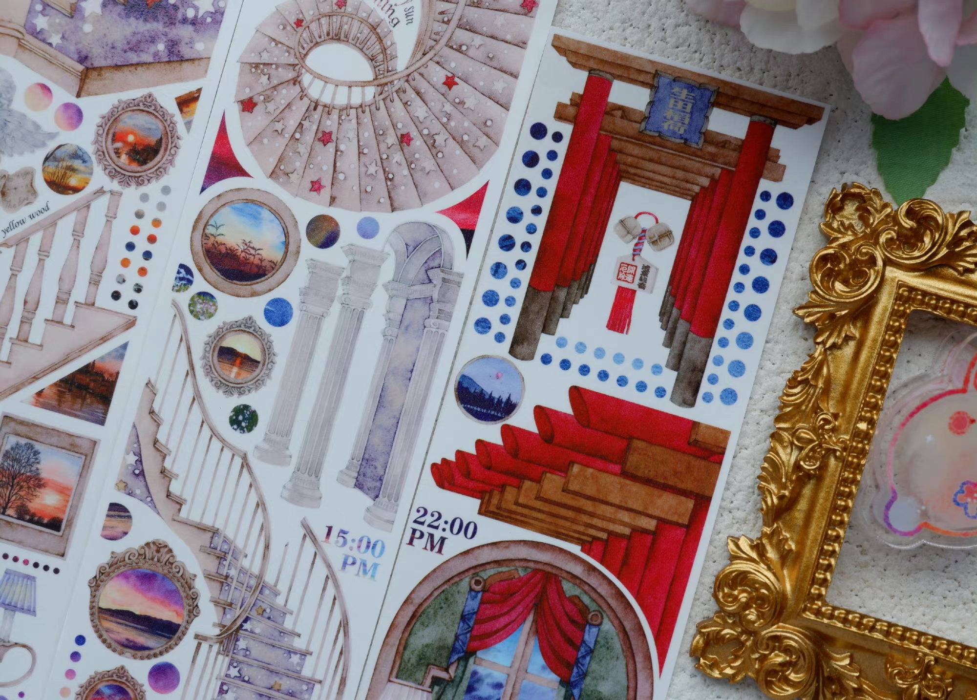 703 Studio Masking Tape: Stairway Through Space and Time