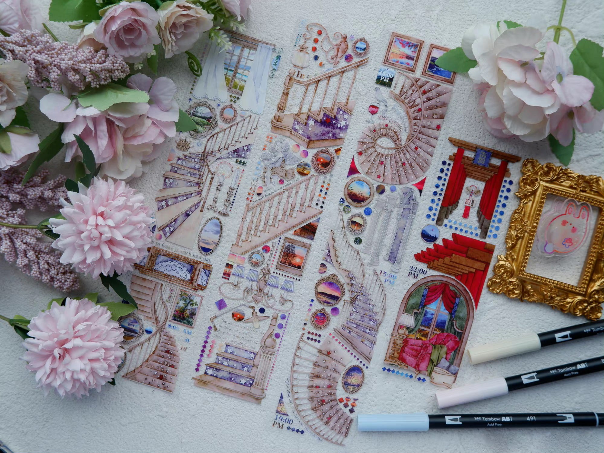 703 Studio Masking Tape: Stairway Through Space and Time