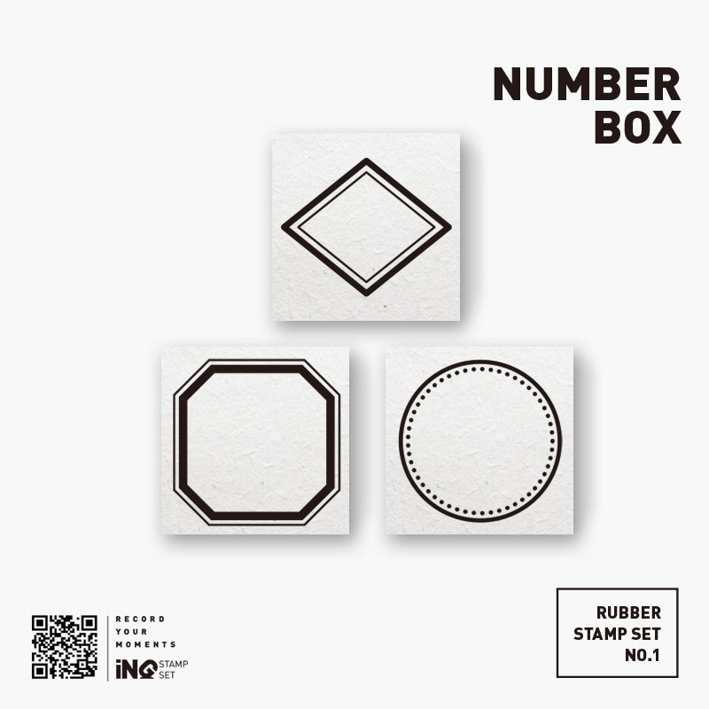 7ULY Rubber Stamp: Small Embellishment Series