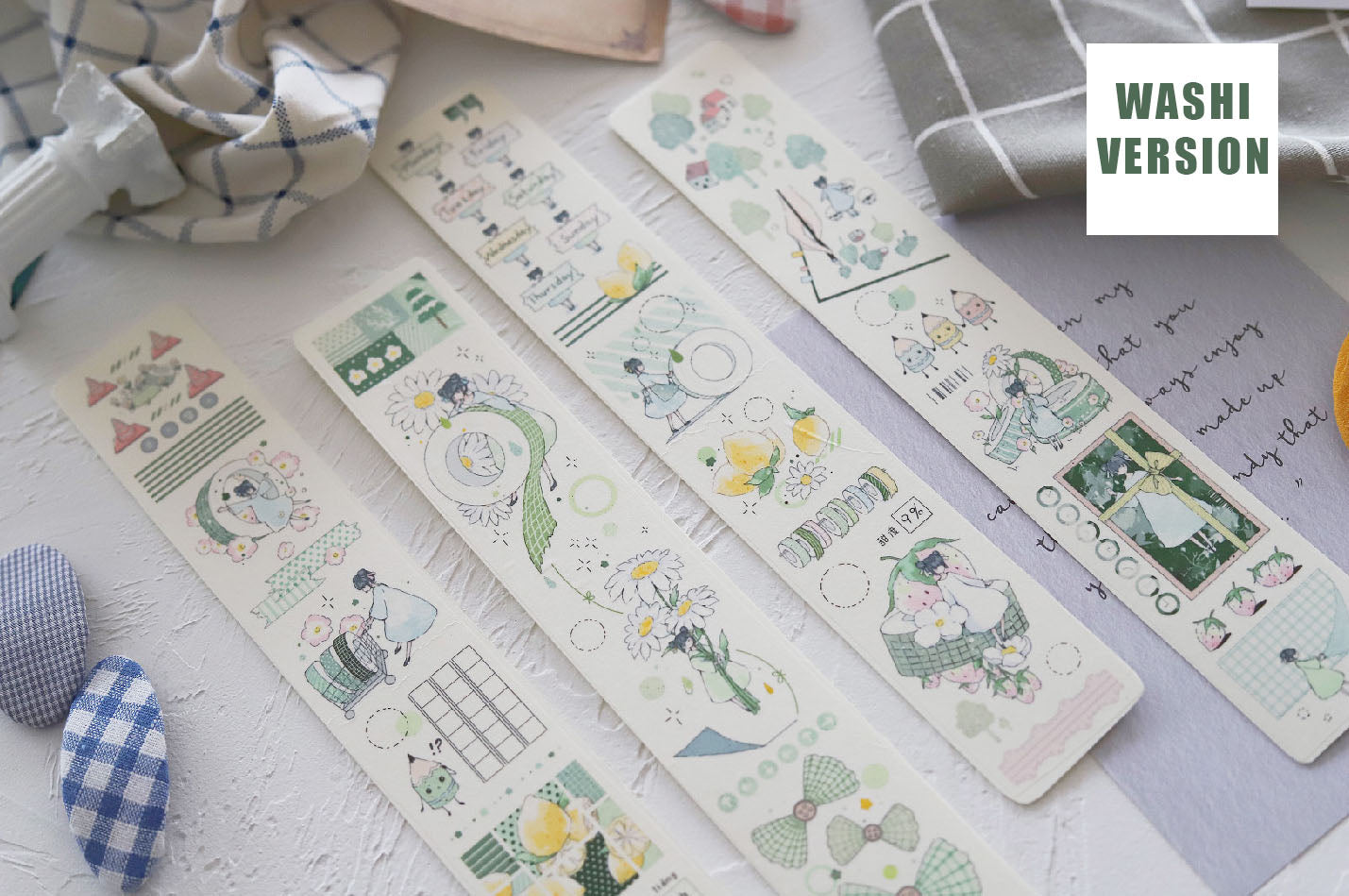 Nine to Nine Studio Masking Tape: Grassroots