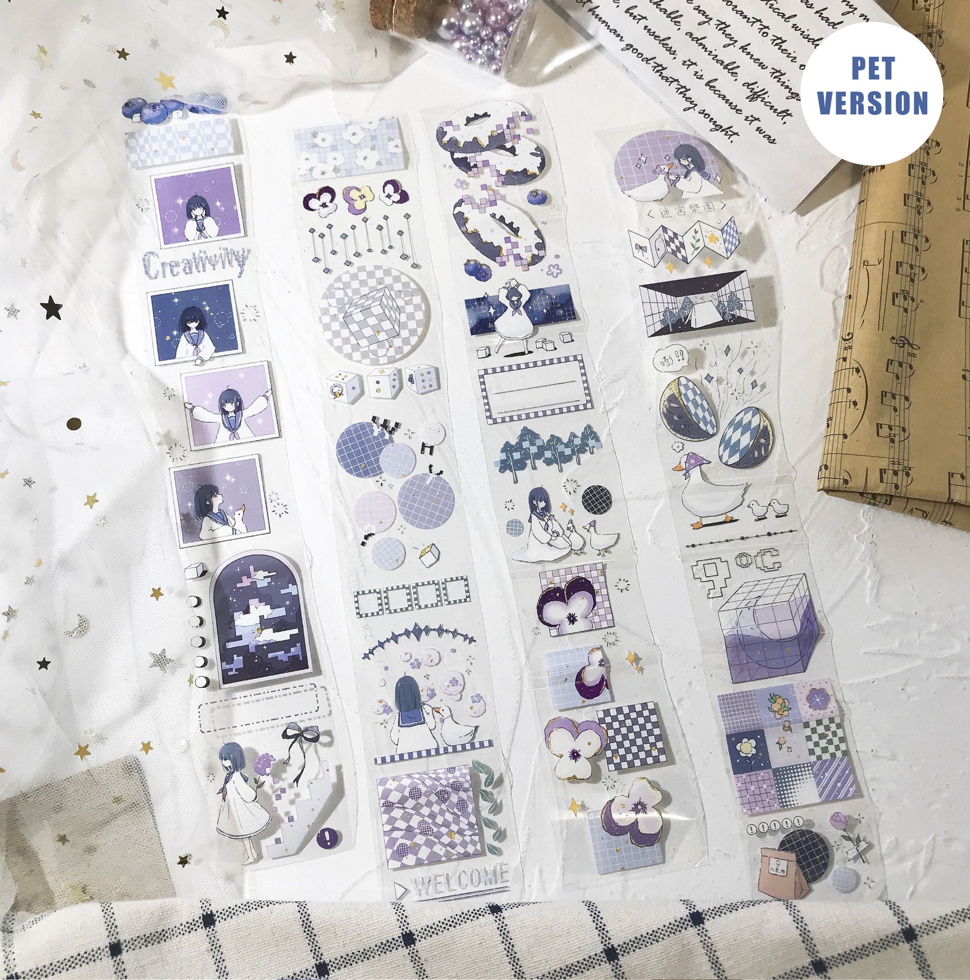 Nine to Nine Studio Masking Tape: Pixel Planet