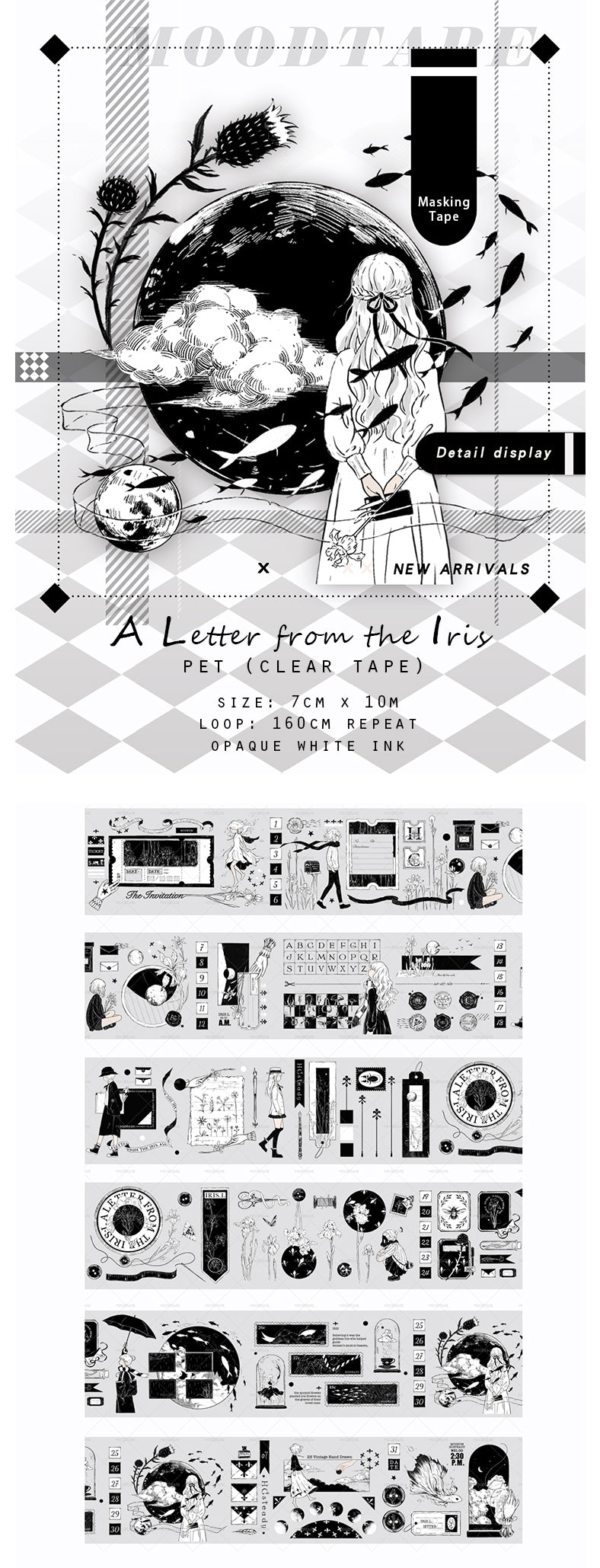 Moodtape: A Letter from the Iris Clear Tape