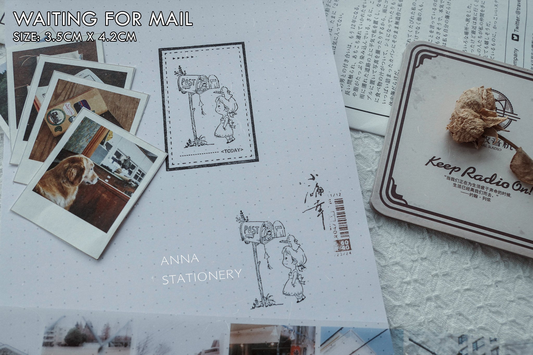 Anna Stationery: Anna's Daily Life Series Stamps