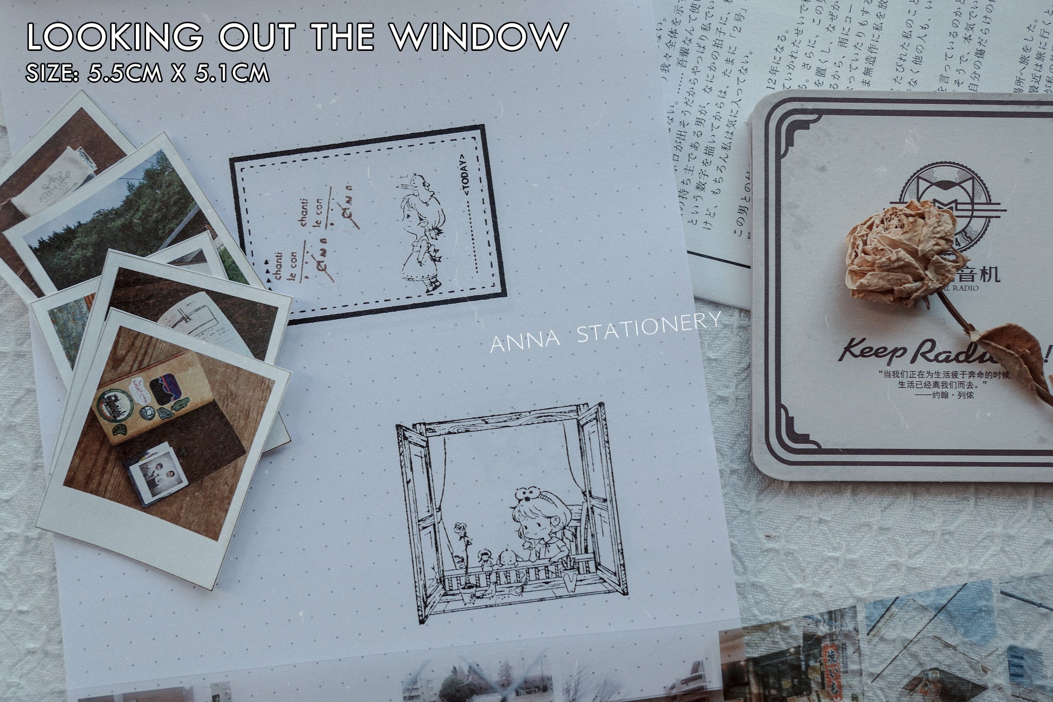 Anna Stationery: Anna's Daily Life Series Stamps